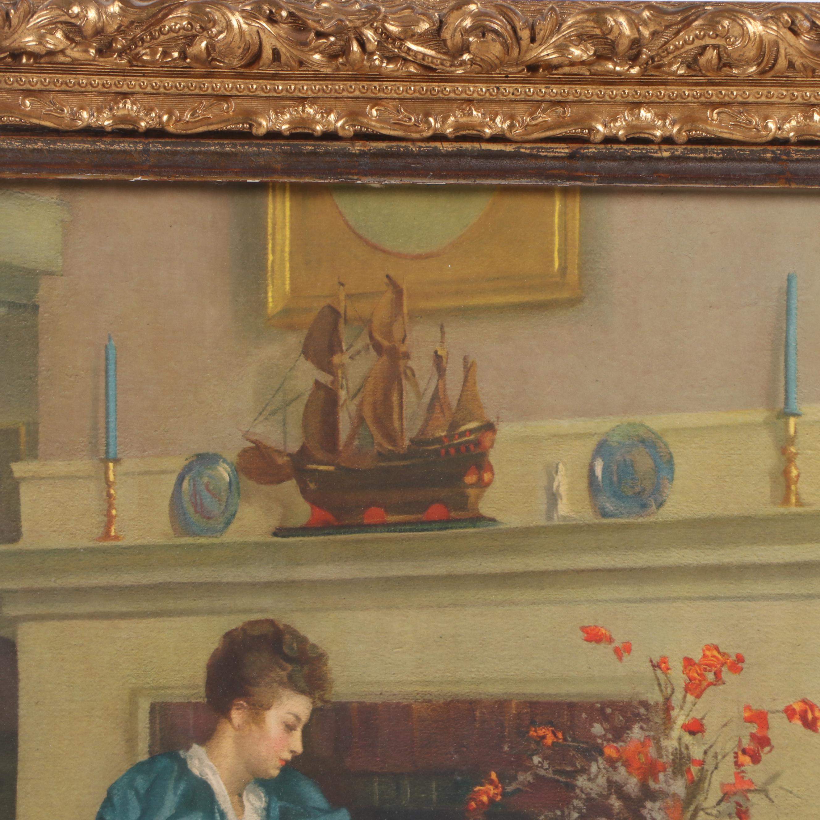 Lithograph after Marguerite Stuber Pearson "The Letter," 1940