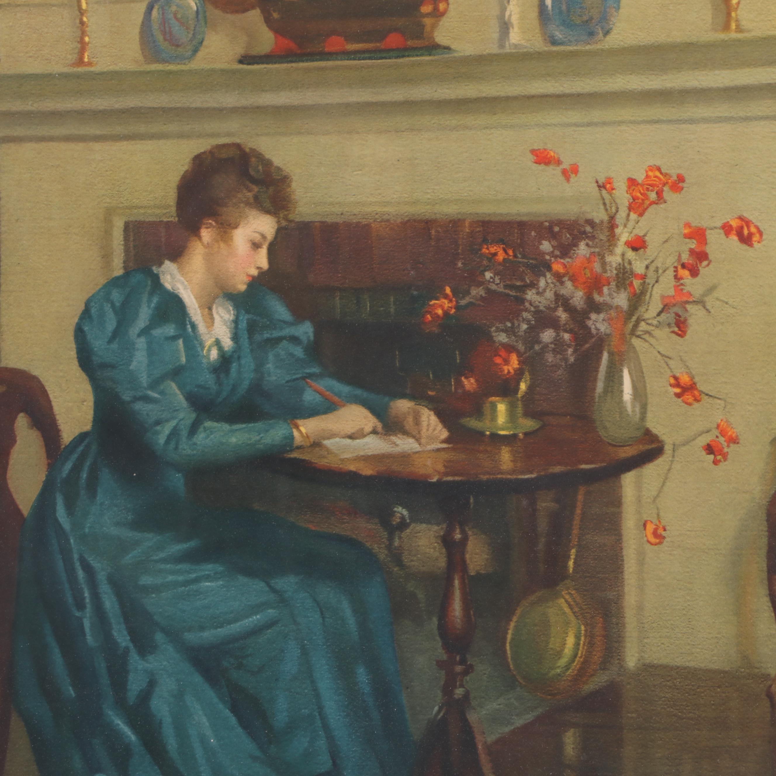 Lithograph after Marguerite Stuber Pearson "The Letter," 1940