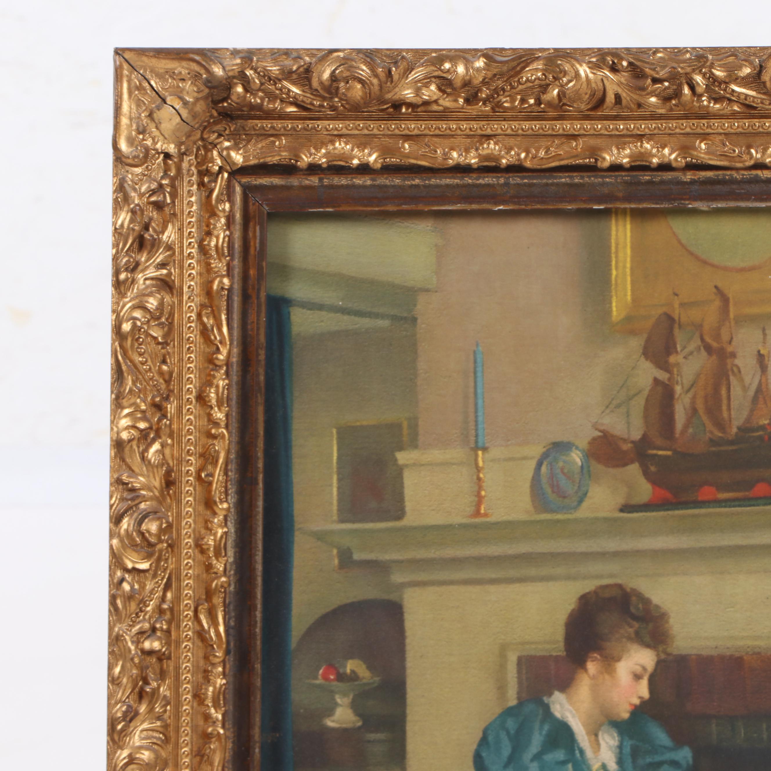 Lithograph after Marguerite Stuber Pearson "The Letter," 1940