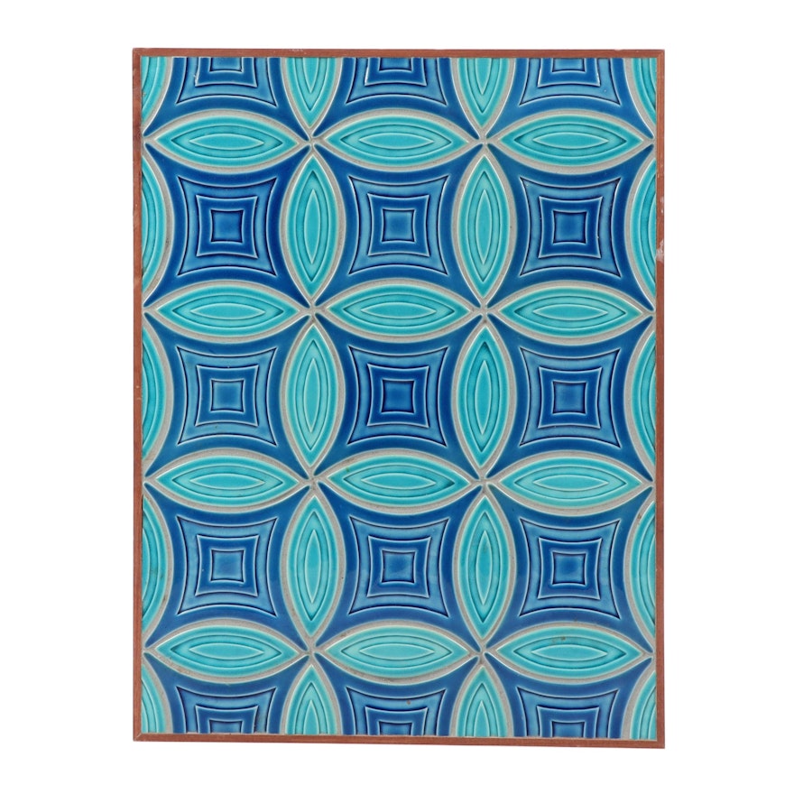 Rookwood Pottery "Reverie and Peel" Architectural Tile Panel