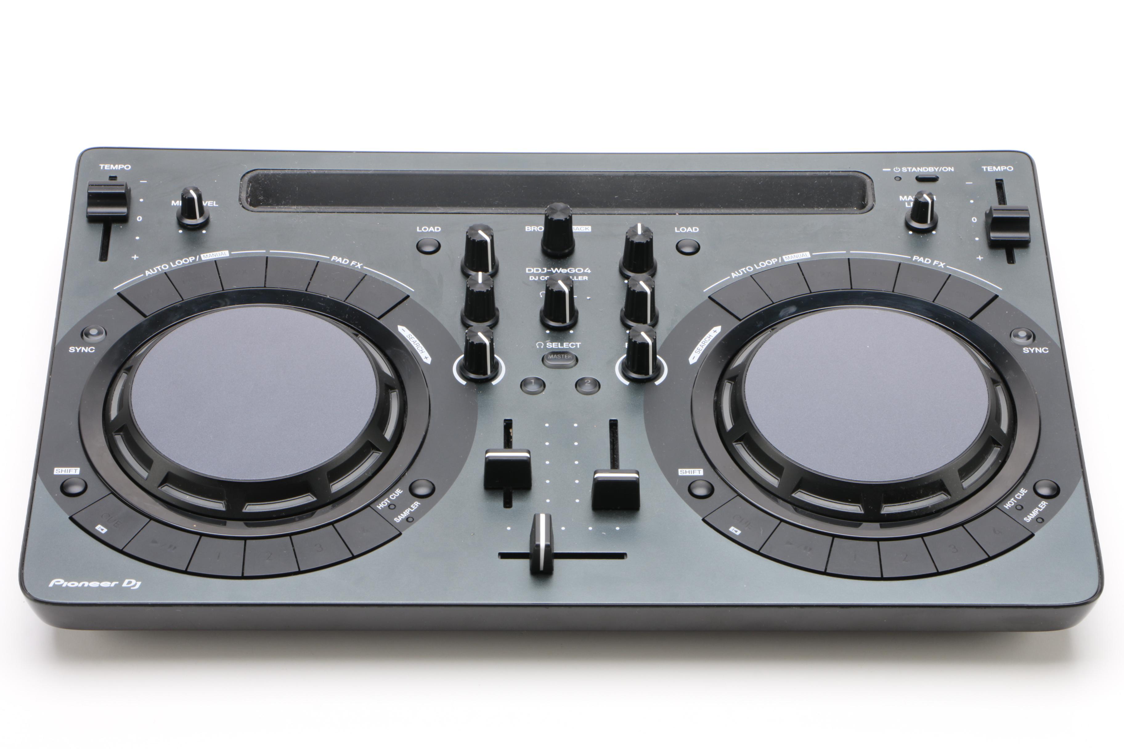 Pioneer DJ DDJ-WeGO4 Digital DJ Controller, August 2018