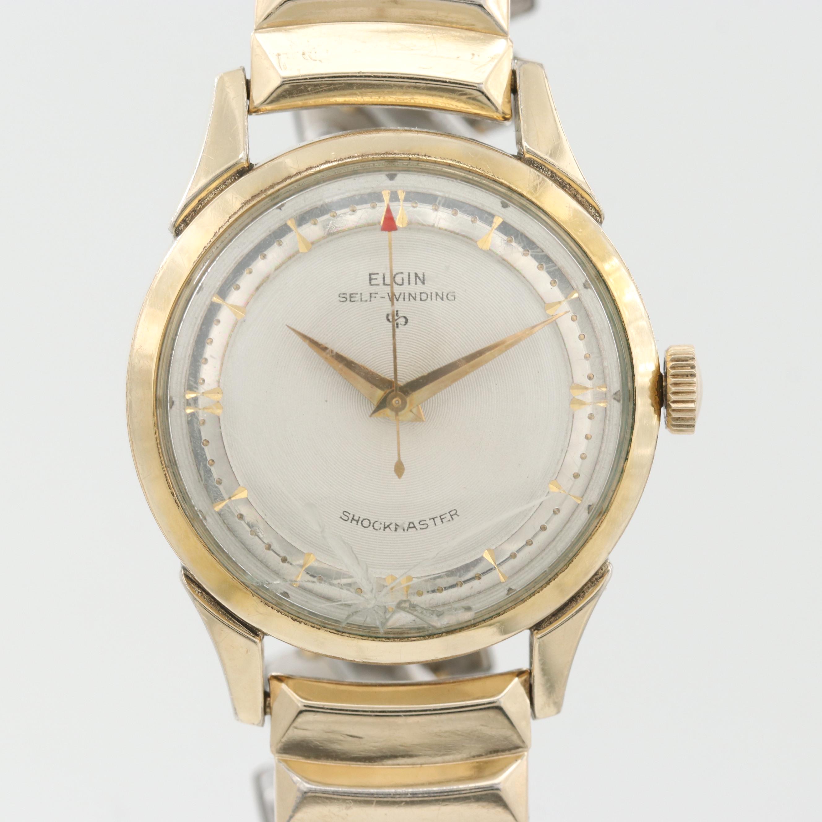 Vintage Elgin Gold Tone Automatic Watch