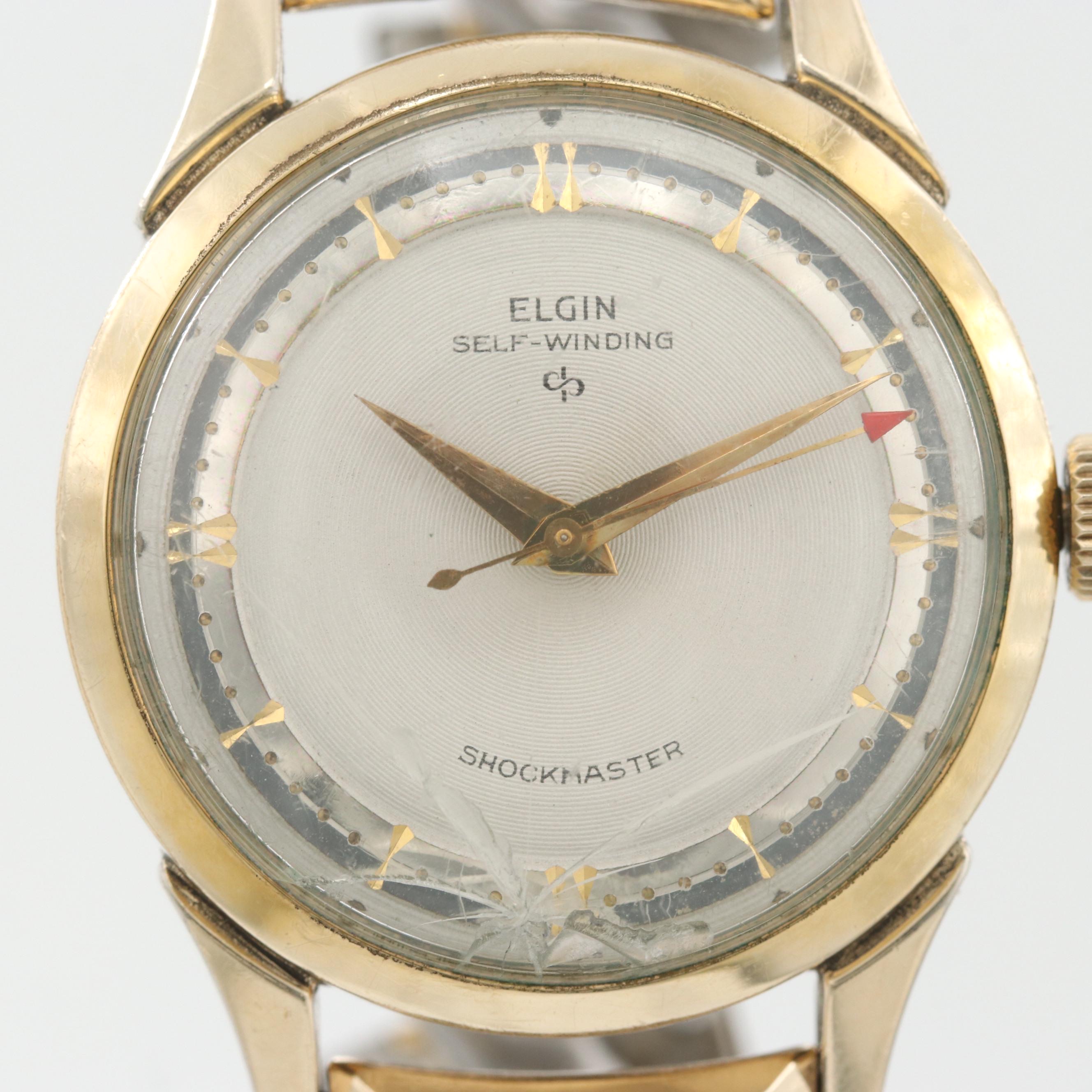 Vintage Elgin Gold Tone Automatic Watch