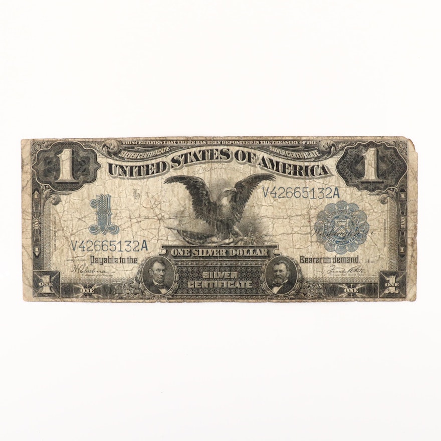 1899 Blue Seal $1 Silver Certificate