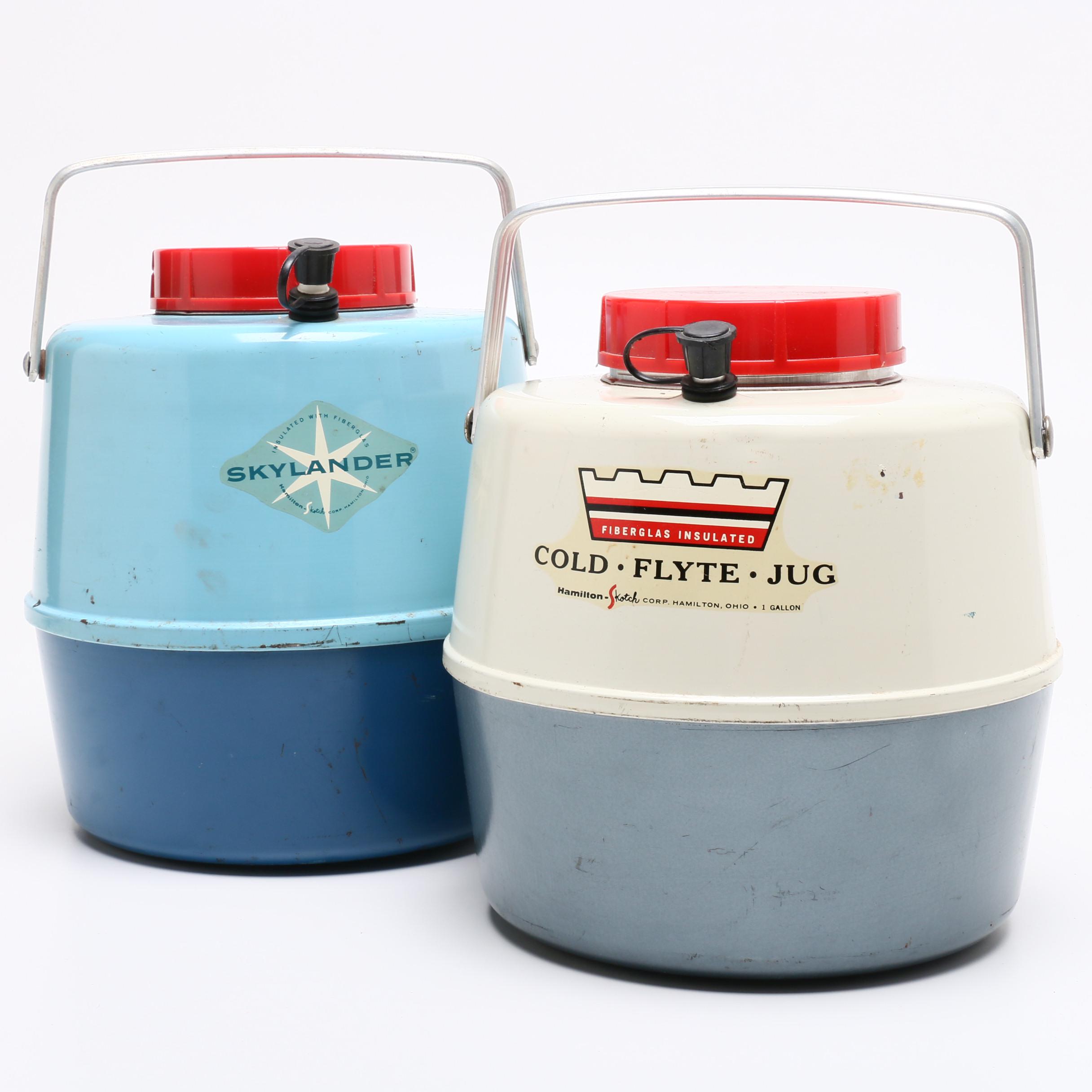 Hamilton-Skotch Fiberglass Insulated Skylander and Cold Flyte Jug