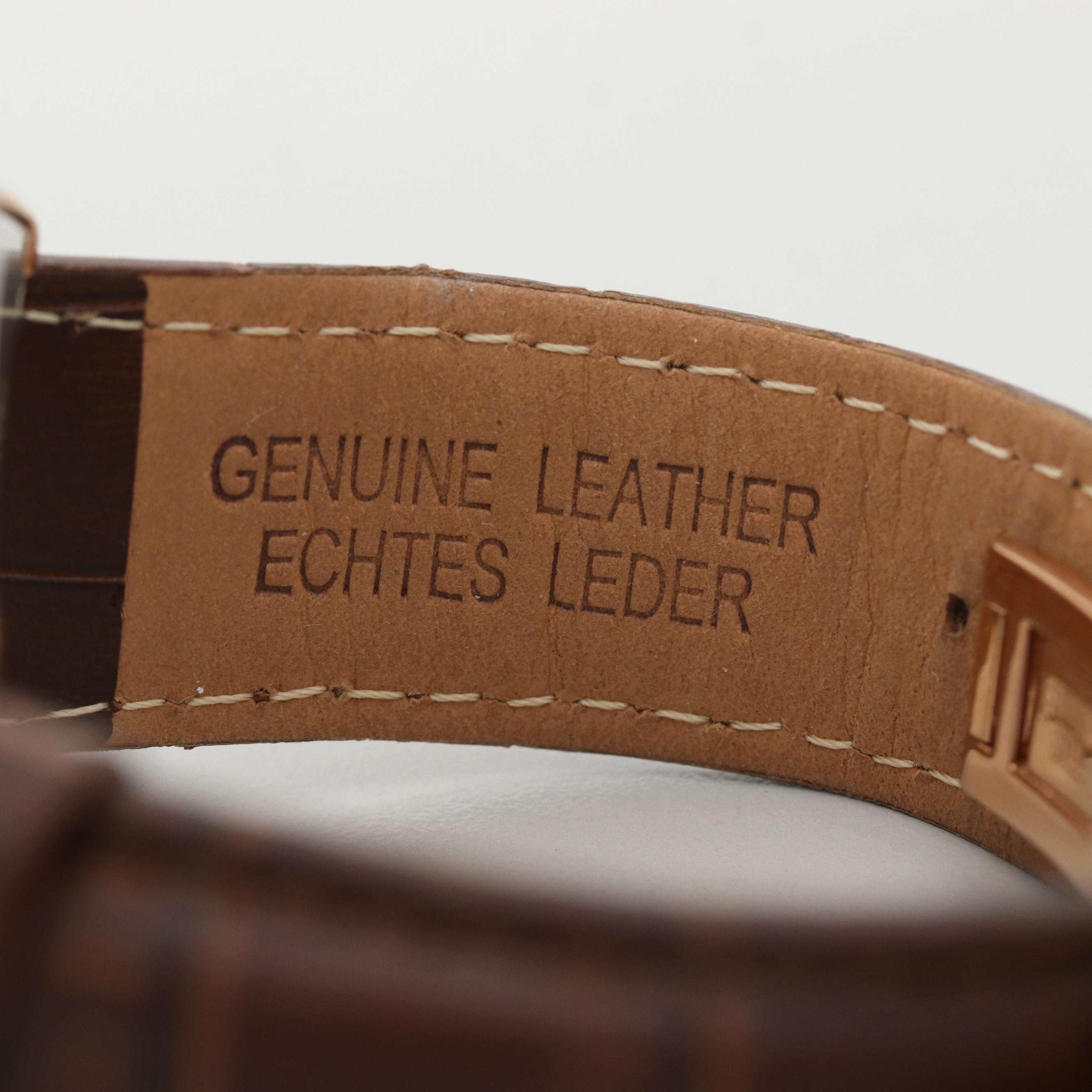 Constantin Weisz Limited Edition Rose Gold Tone Open Heart Automatic Watch