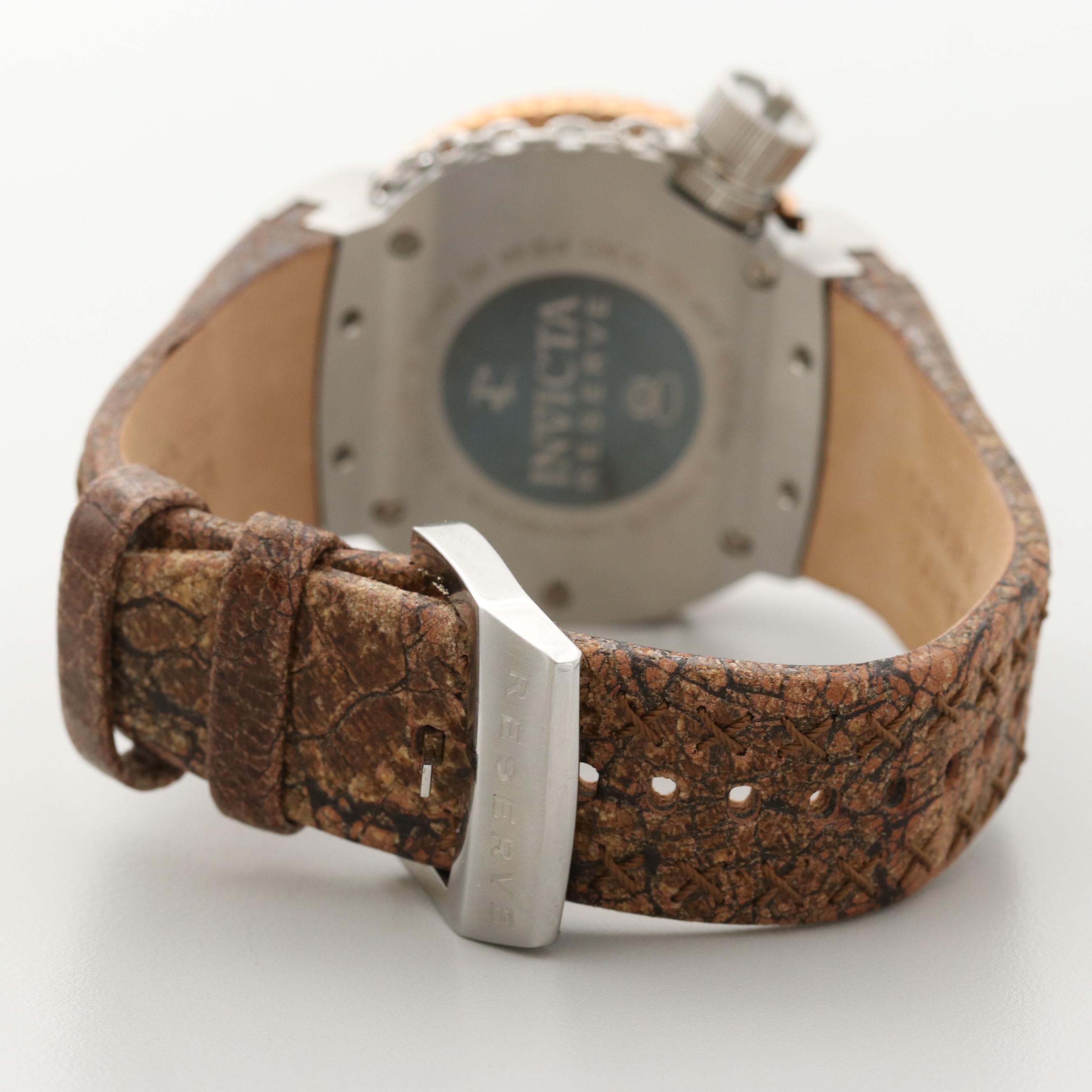 Invicta Reserve Russian Diver GMT Two Tone Quartz Watch