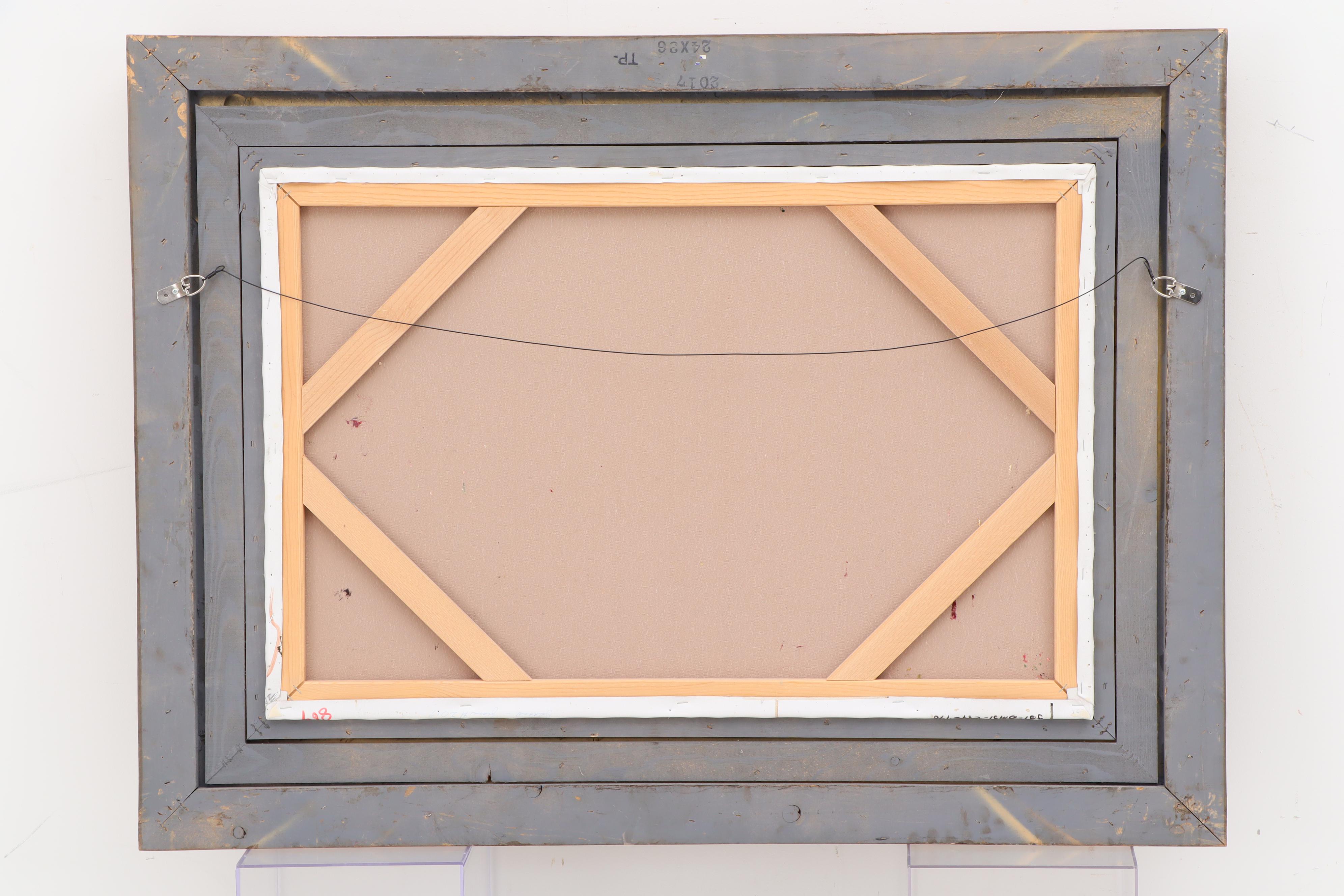 Oil Painting of Garden Scene