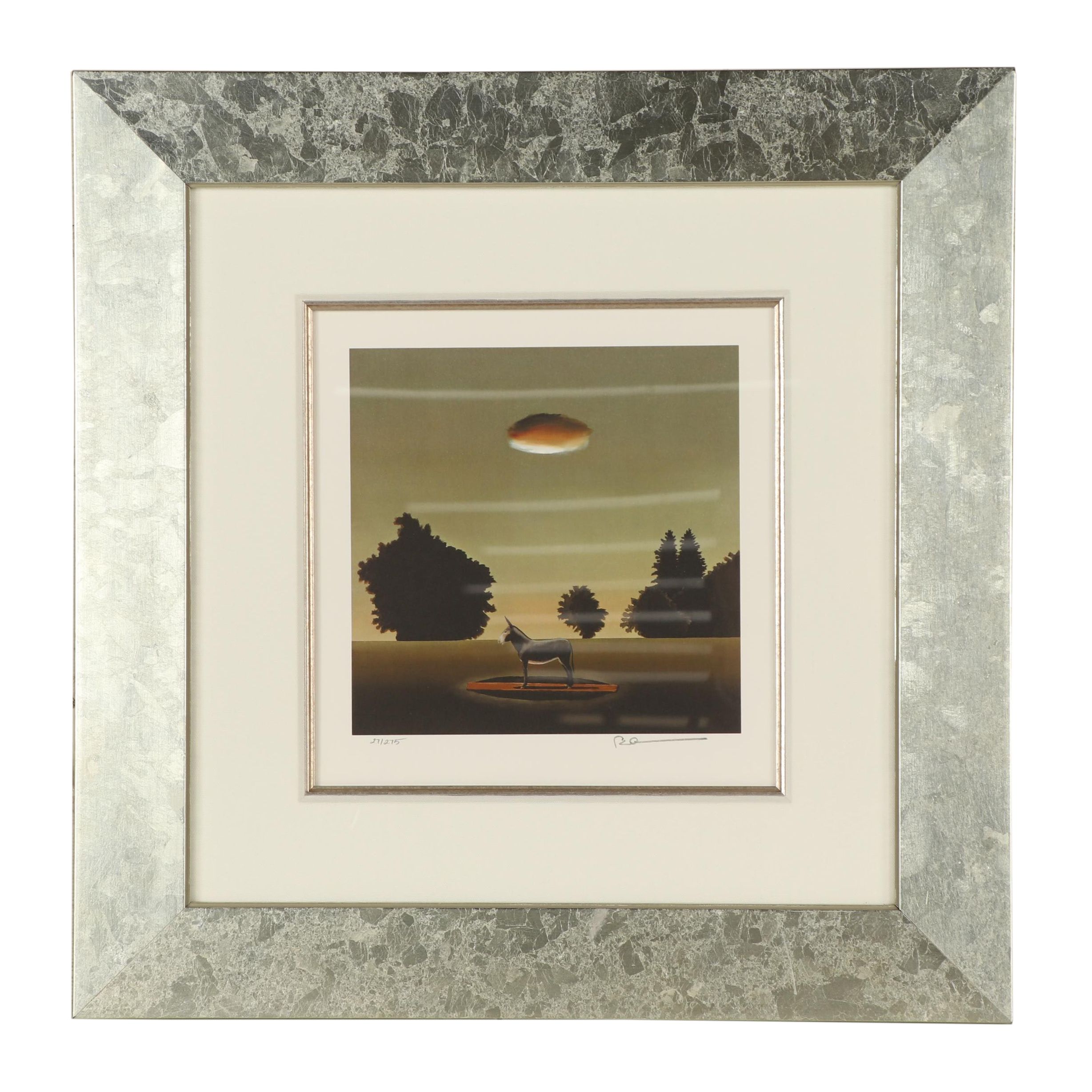 Robert Deyber Lithograph "Ass Hole"