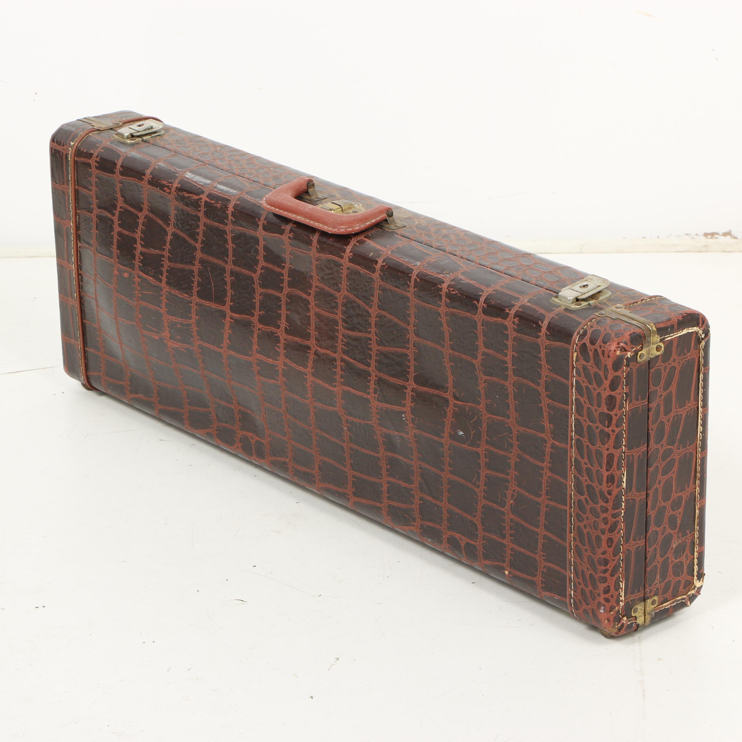 Lifton Alligator Skin Violin Cases, Mid 20th Century