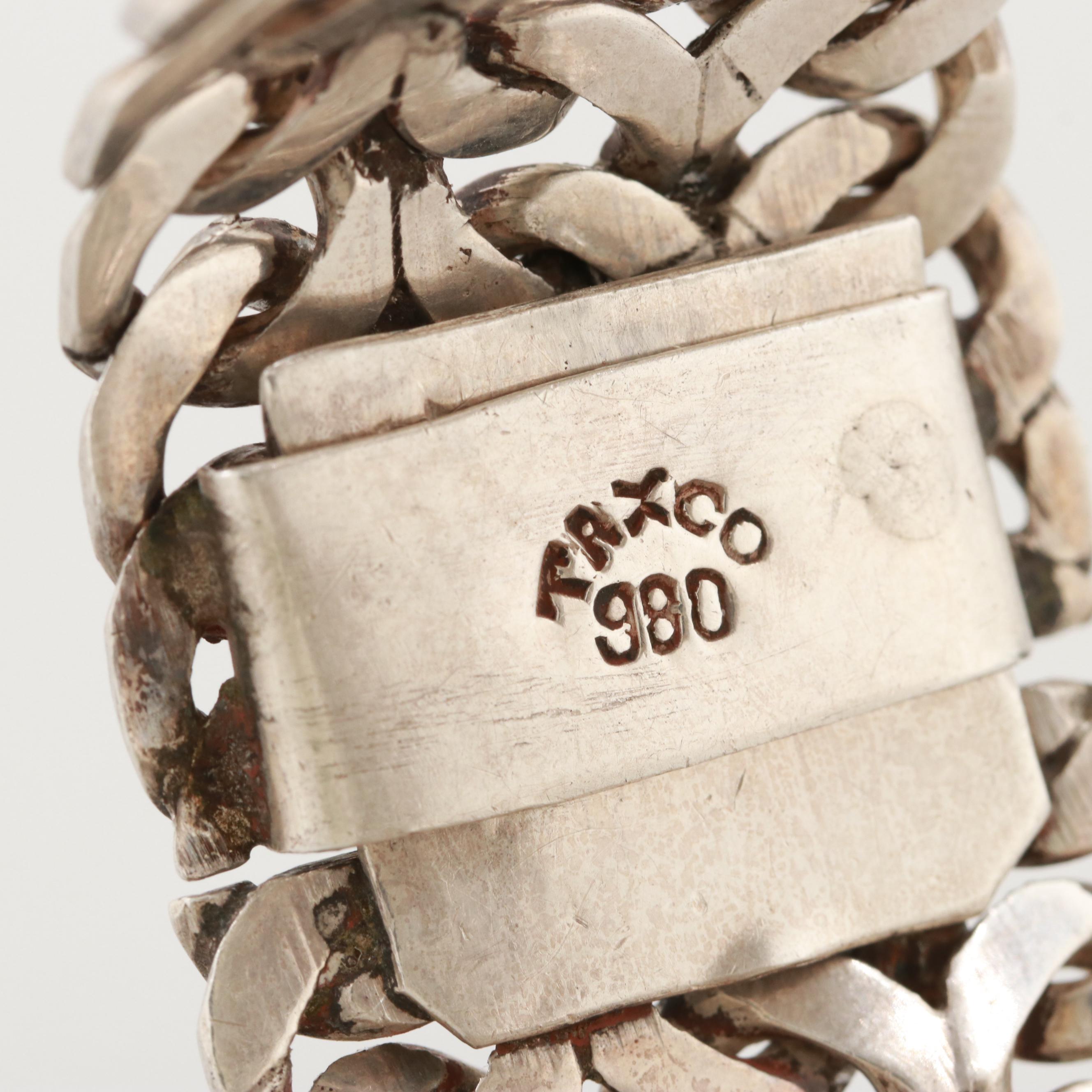 Taxco 980 Silver Weave Bracelet