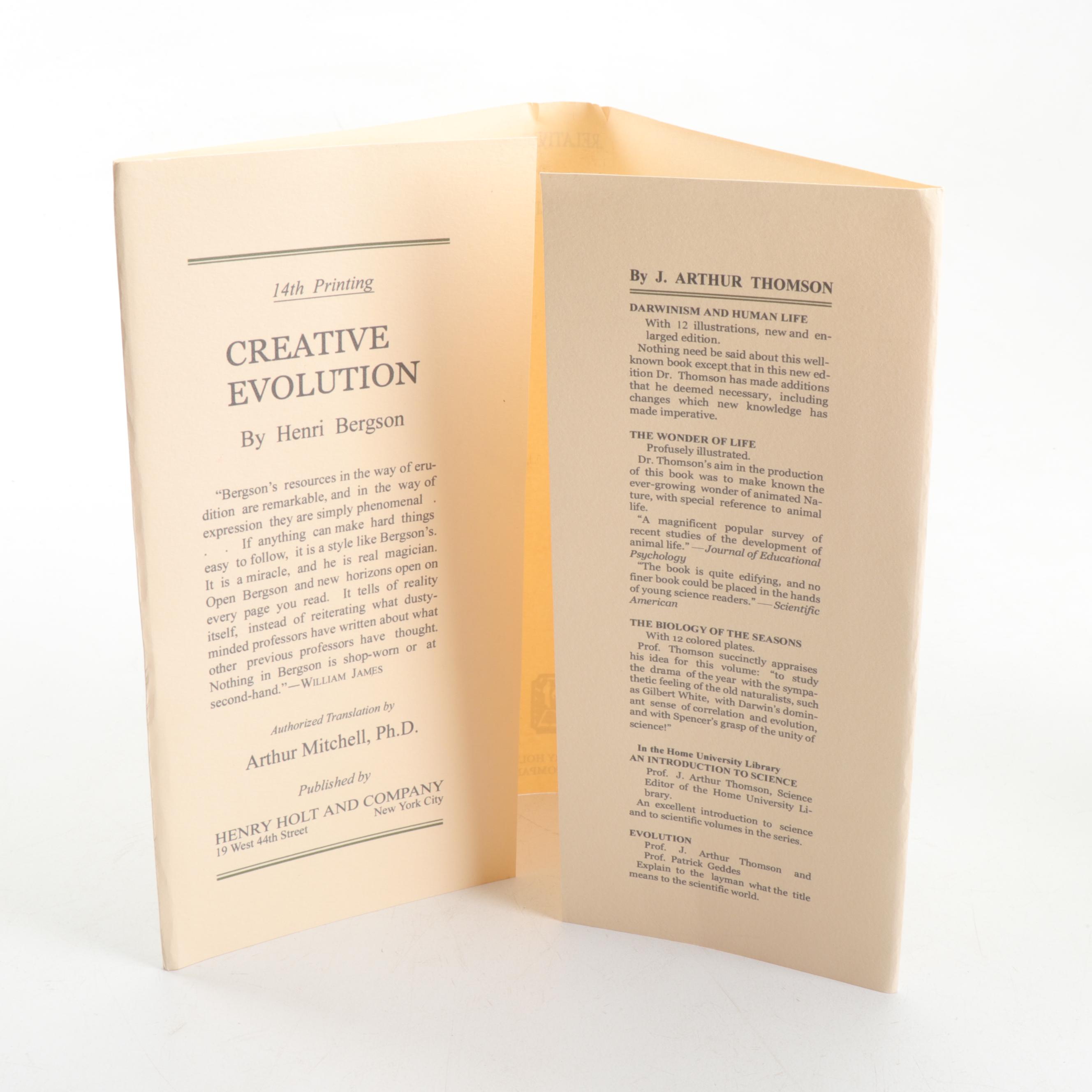 1920 First American Edition "Relativity" by Albert Einstein