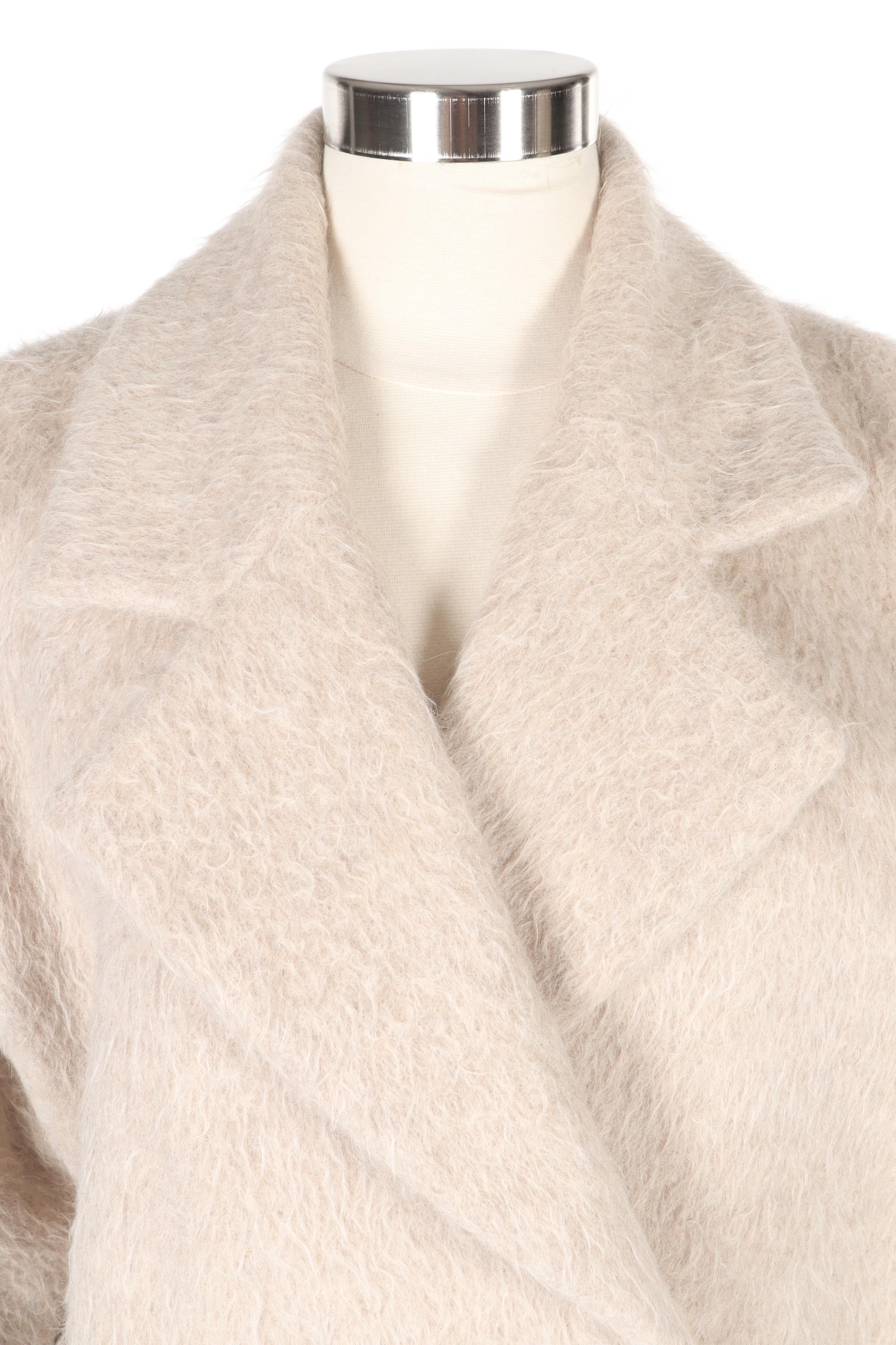 Hilary Radley Down and M.i.H Jeans Double-Breasted Alpaca Coats