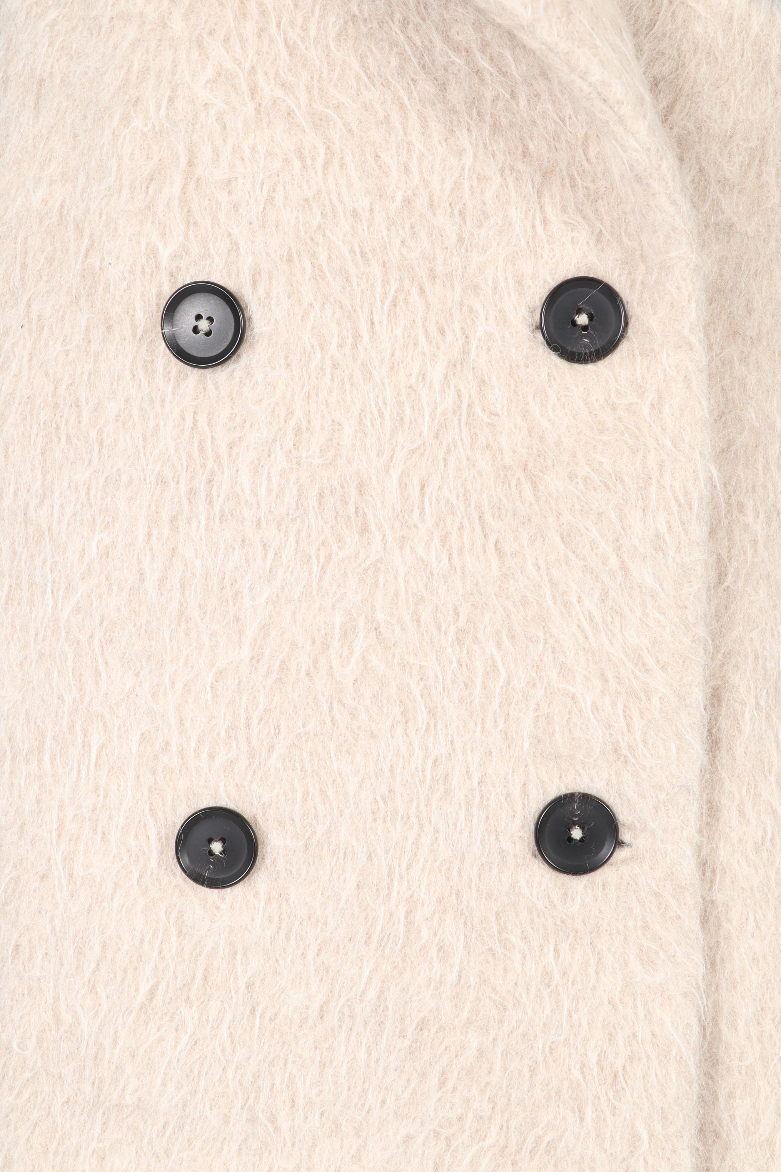 Hilary Radley Down and M.i.H Jeans Double-Breasted Alpaca Coats