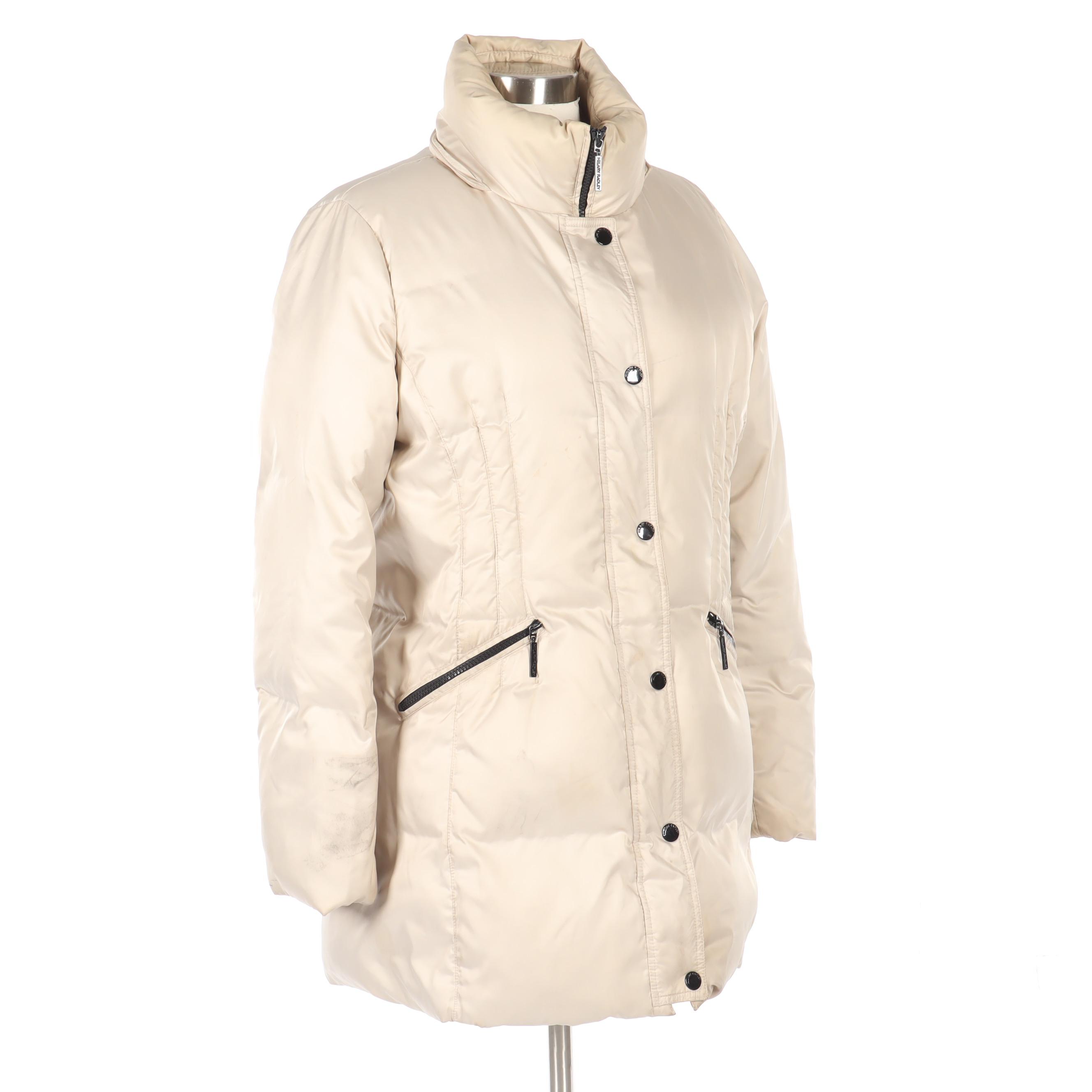 Hilary Radley Down and M.i.H Jeans Double-Breasted Alpaca Coats