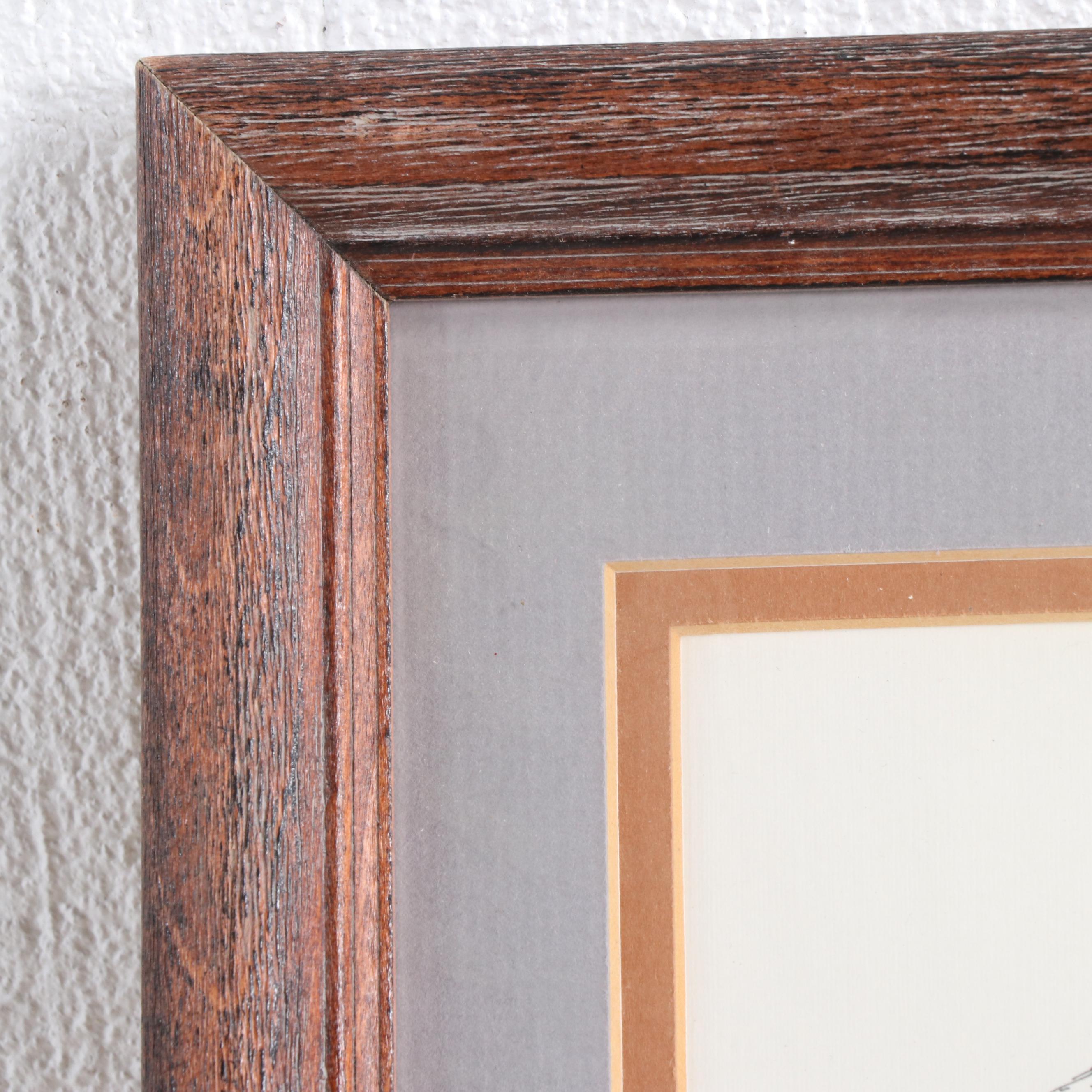 Lyn St. Clair Stubbs Dog Lithograph