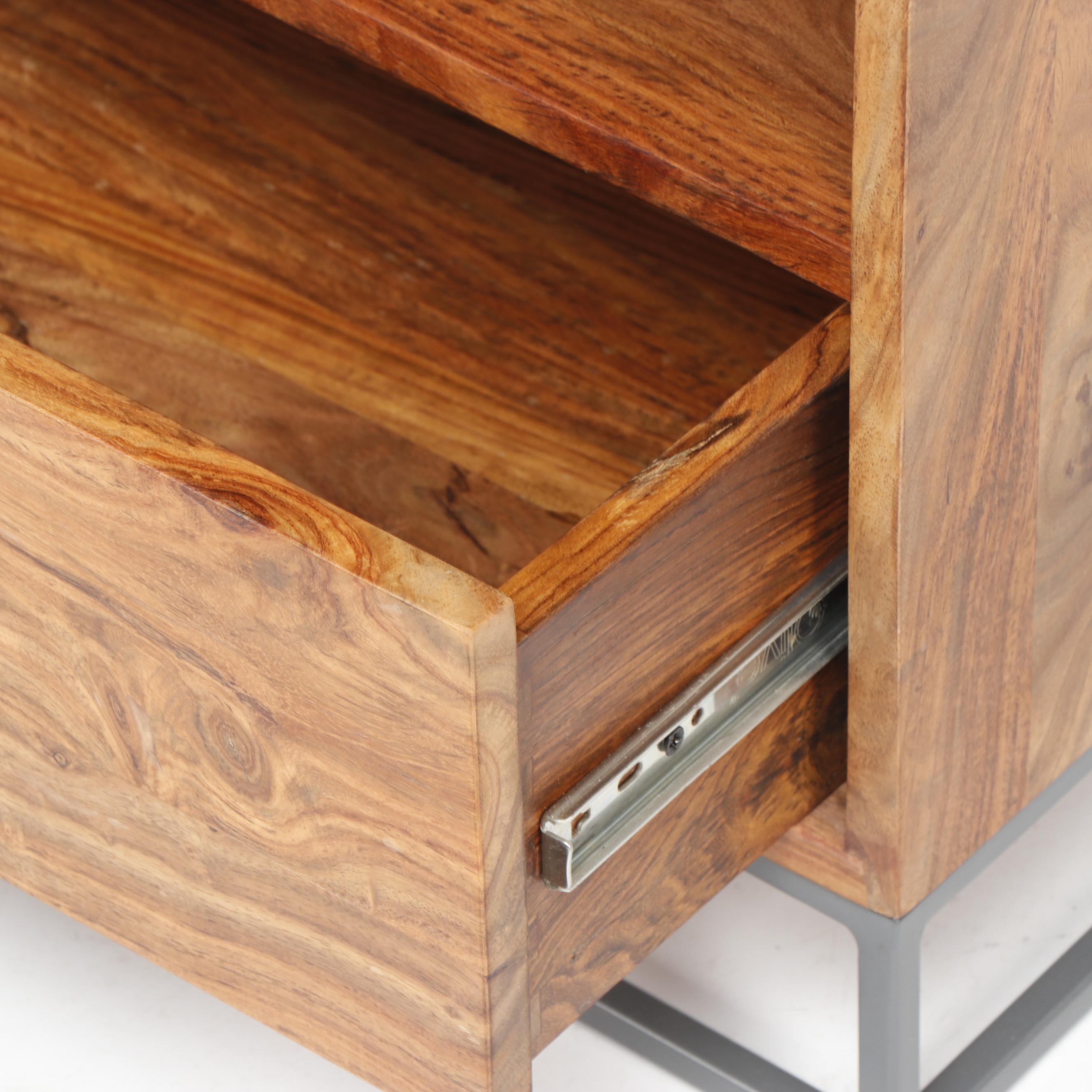 Contemporary CB2 Modern Wooden Entertainment Console Center