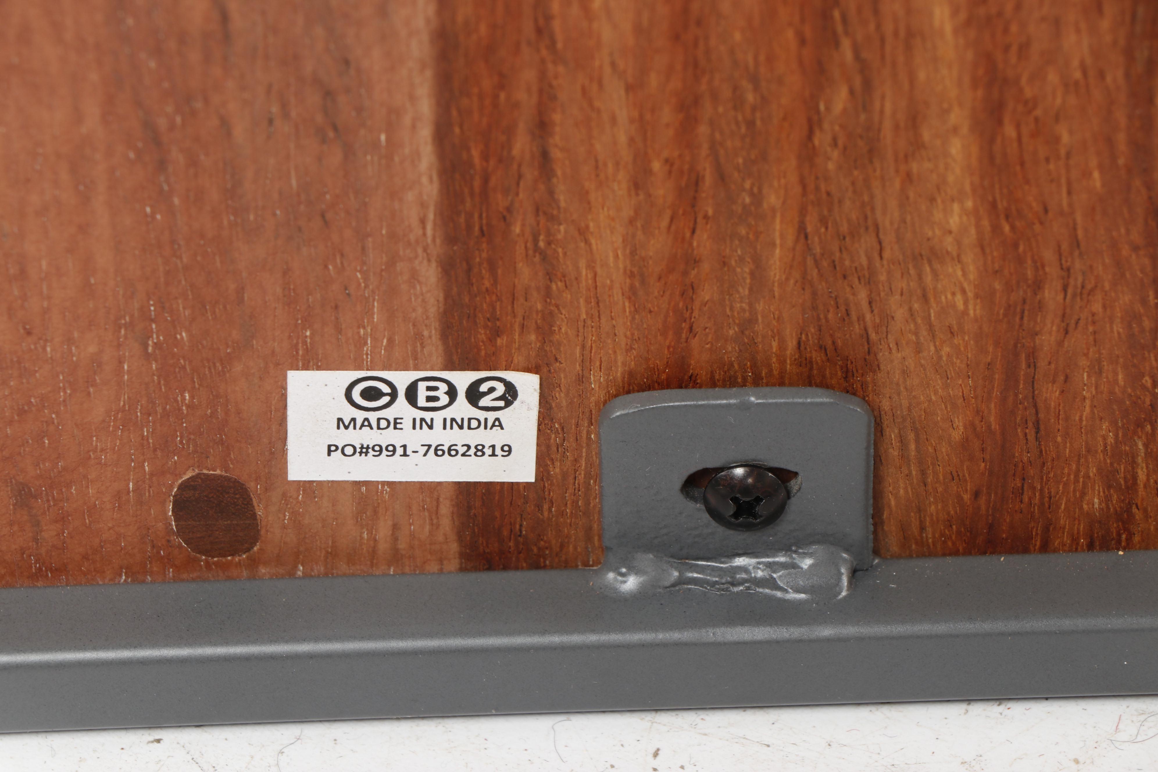 Contemporary CB2 Modern Wooden Entertainment Console Center