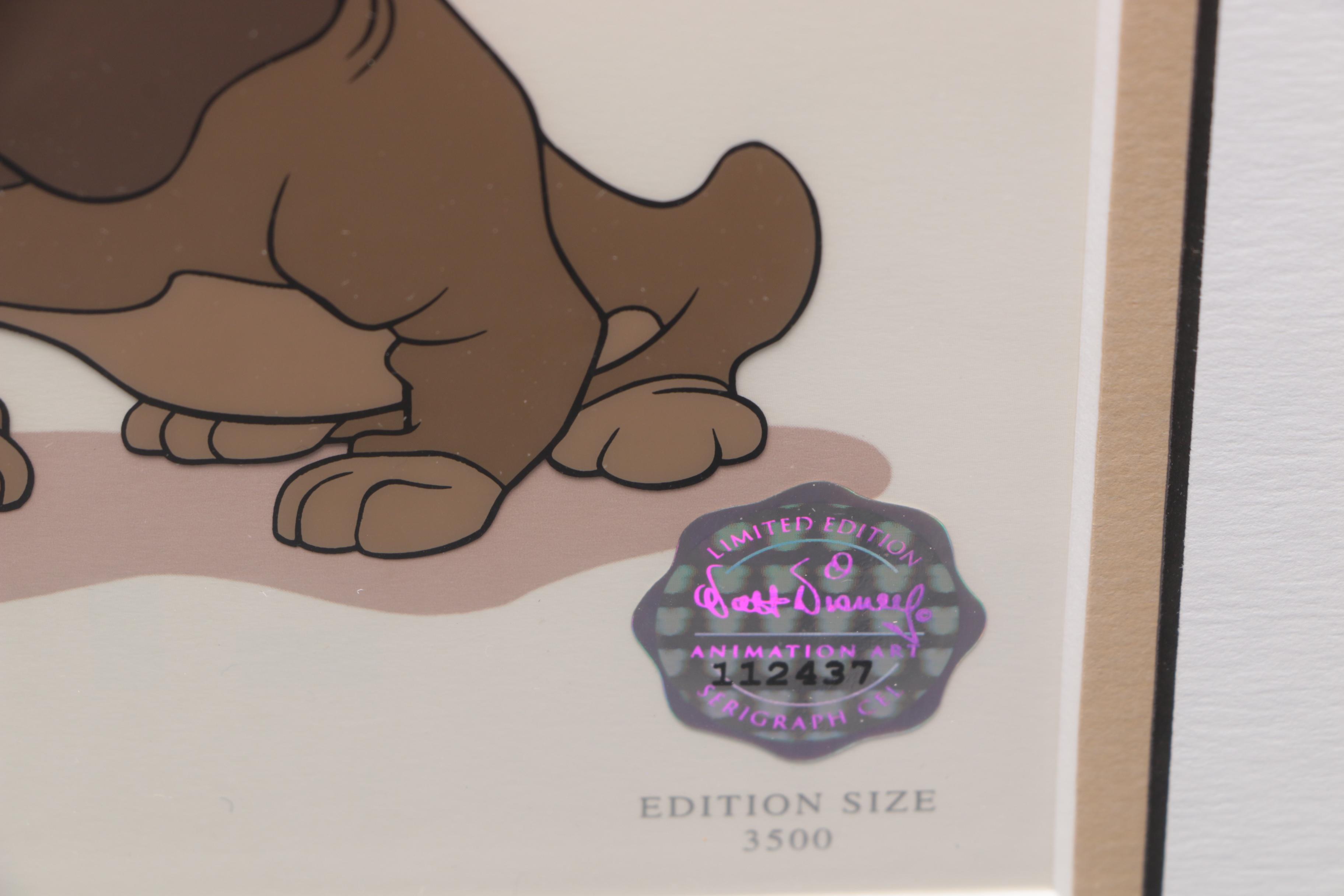 Walt Disney Company Sericel "Disney's Canine Collection"