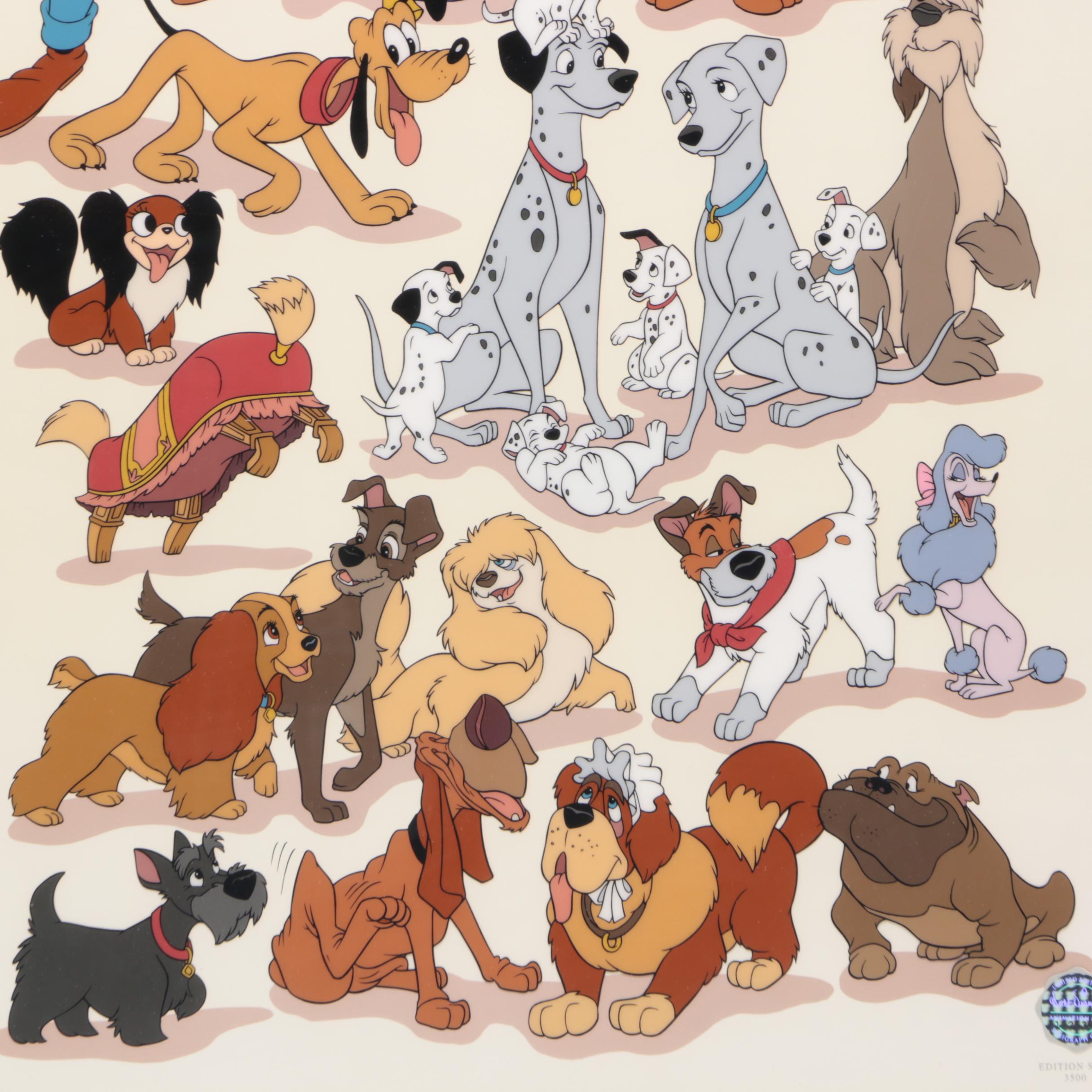 Walt Disney Company Sericel "Disney's Canine Collection"
