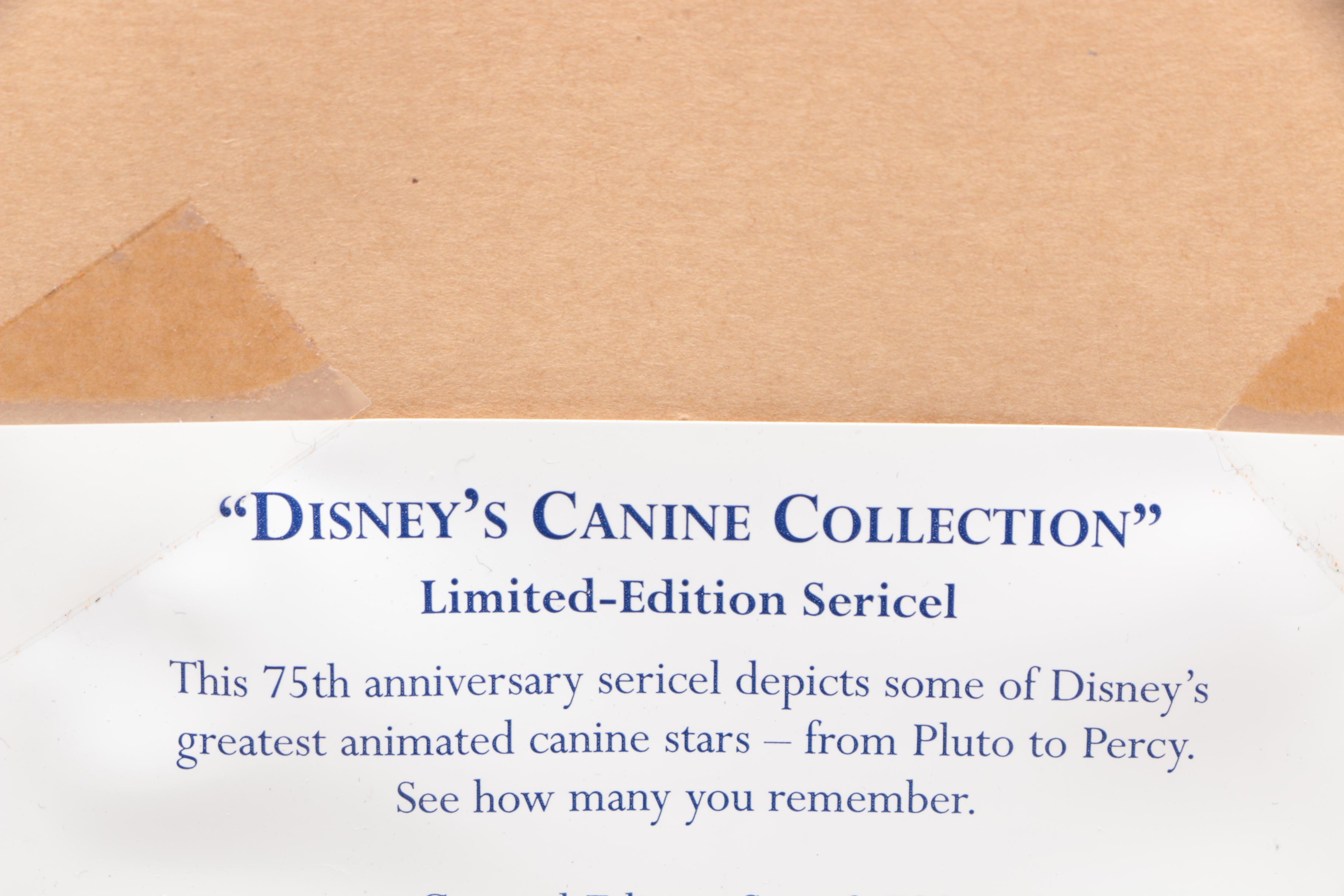 Walt Disney Company Sericel "Disney's Canine Collection"
