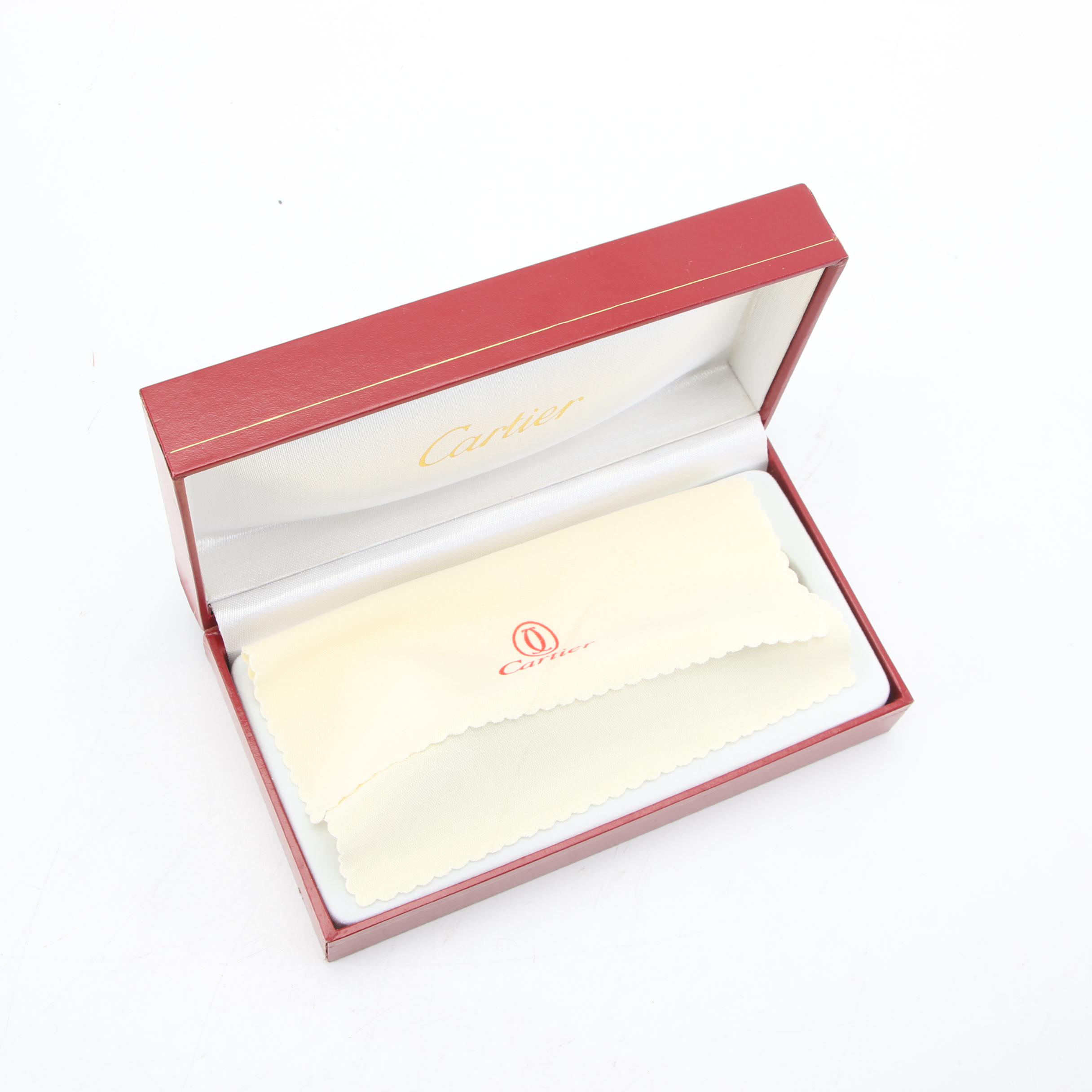 Cartier Paris Rimless Sunglasses with Case, Made in France