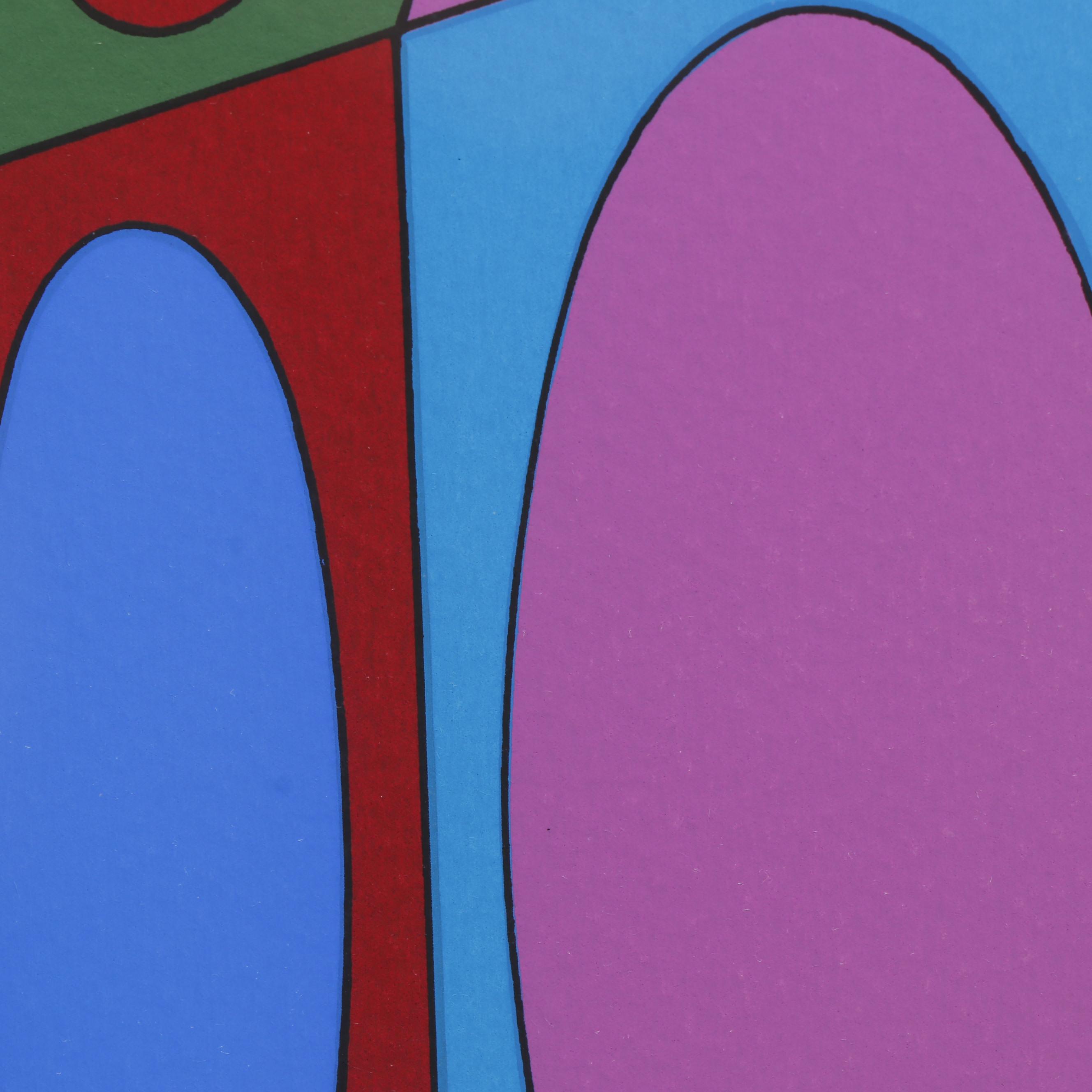 Victor Vasarely Op Art Serigraph "Sinond"