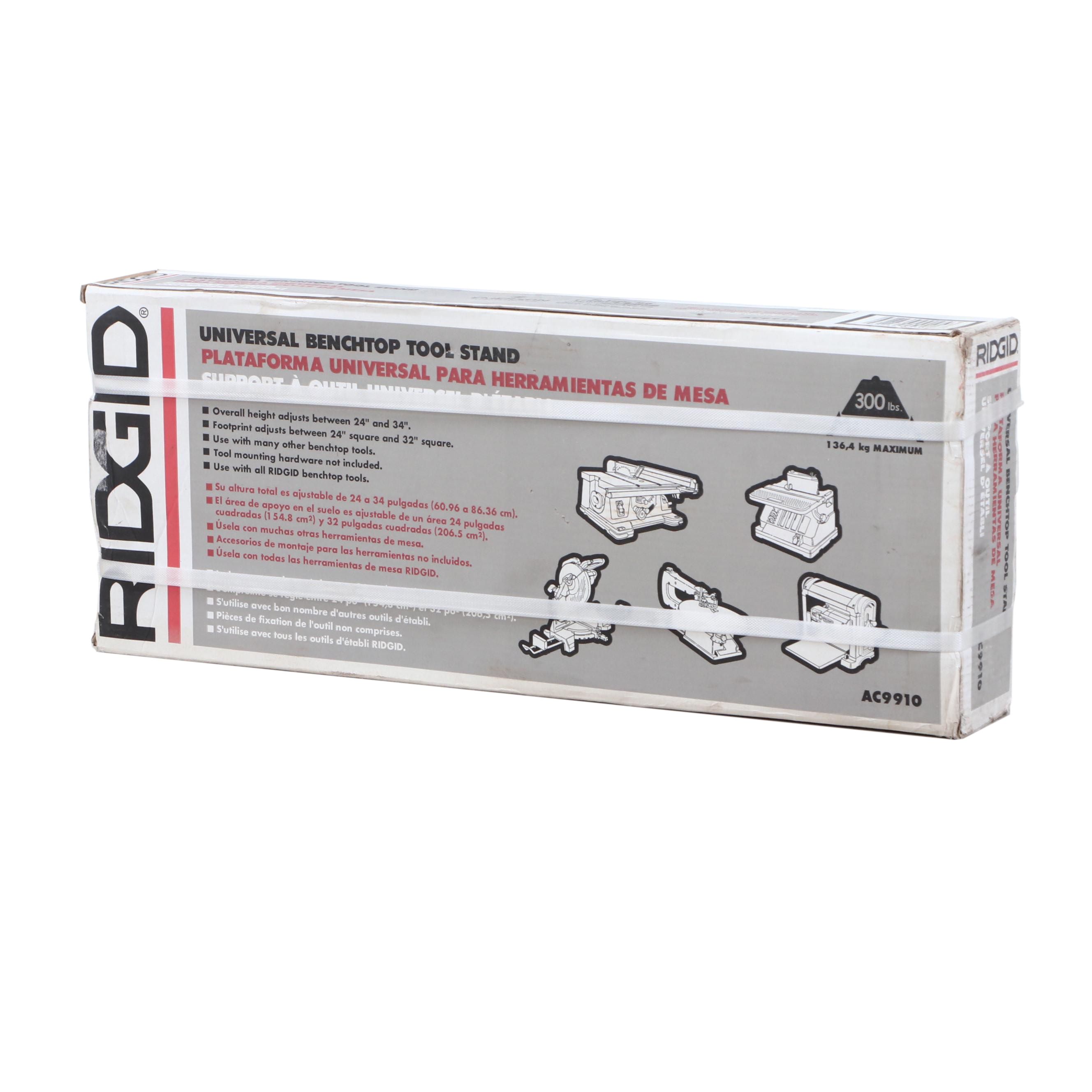 Contemporary Ridgid Universal Benchtop Tool Stand