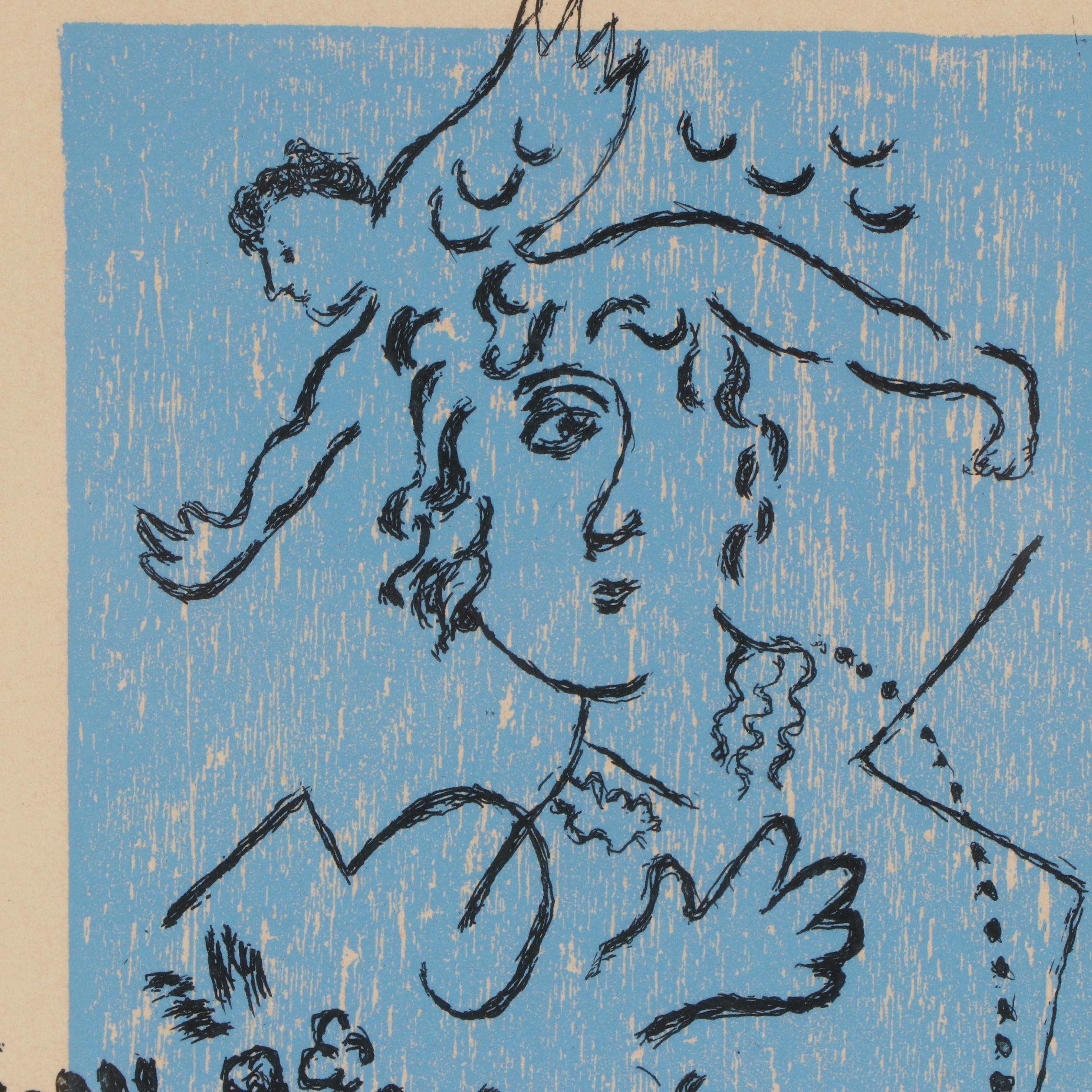 Marc Chagall Gallery Card for Maeght Gallerie