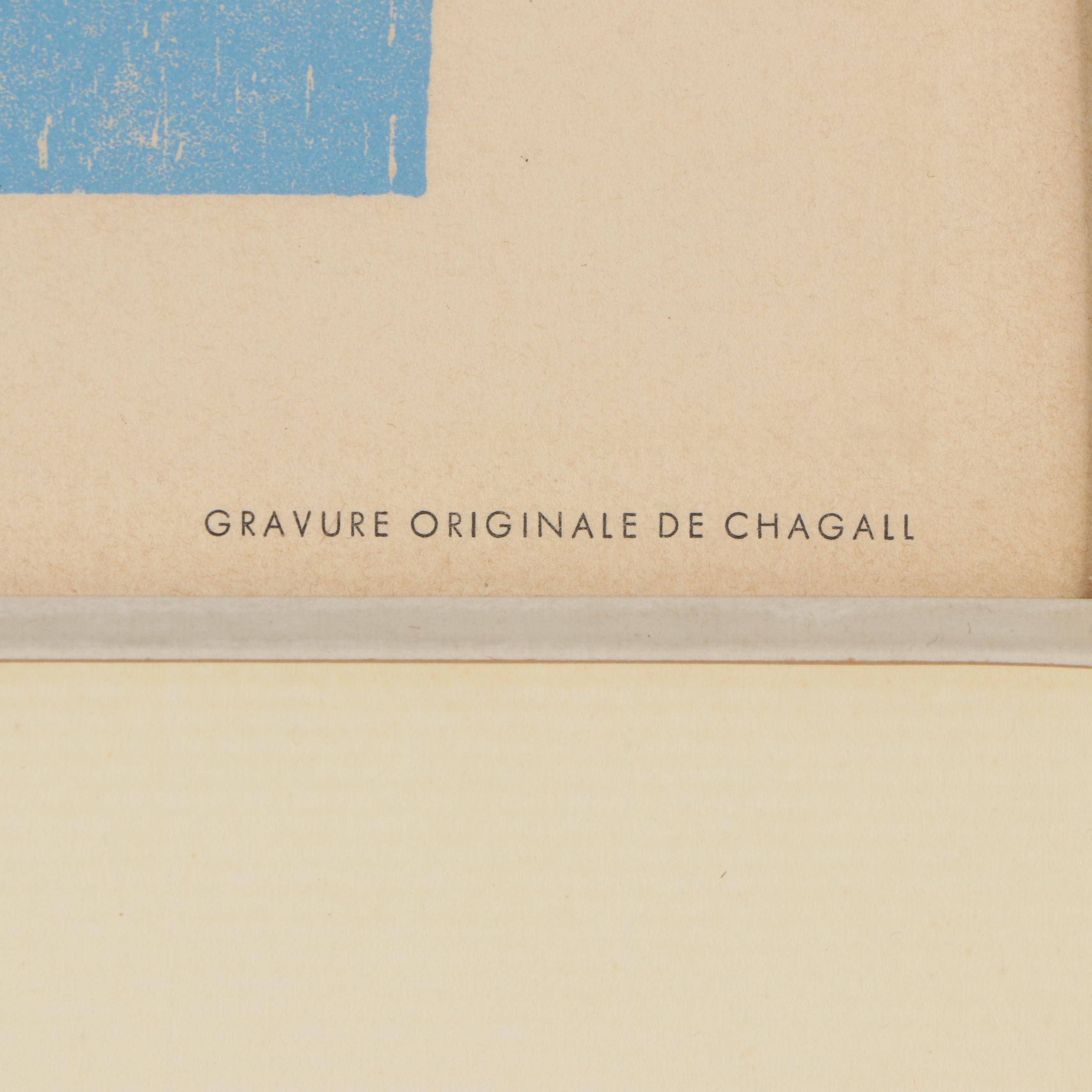 Marc Chagall Gallery Card for Maeght Gallerie