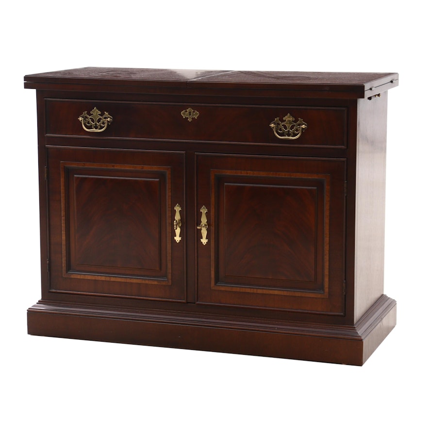 Drexel Mahogany Sideboard with Folding Top