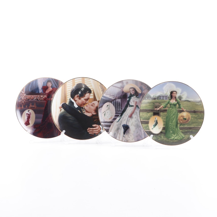 Bradford Exchange "Gone With the Wind" Limited Edition Collector Plates