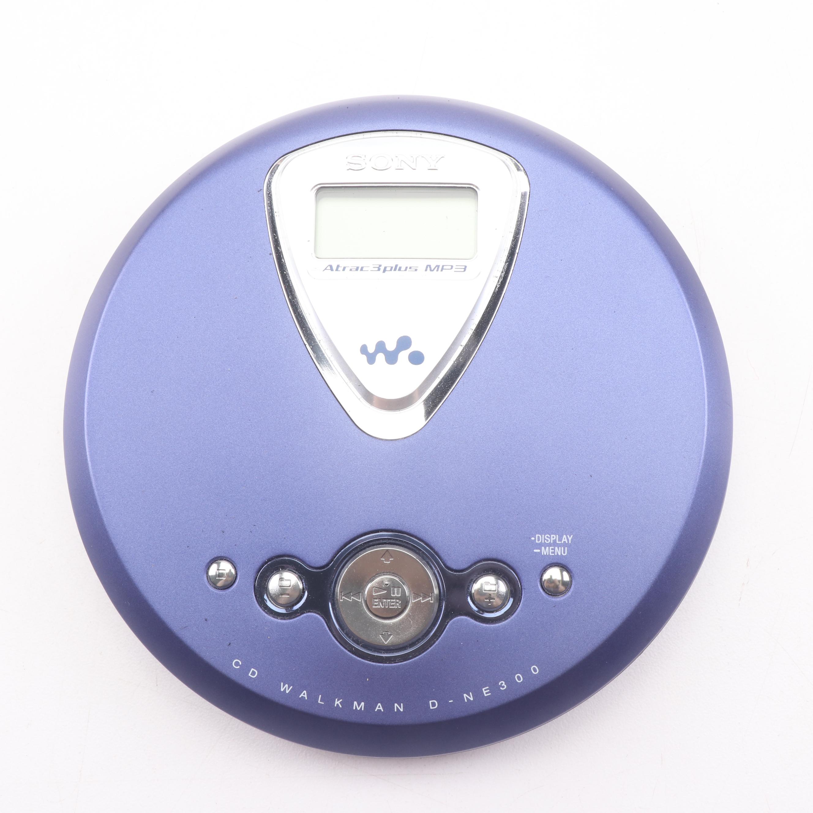 SONY Atrac3plus Portable Compact Disc Player with Soft Travel Case