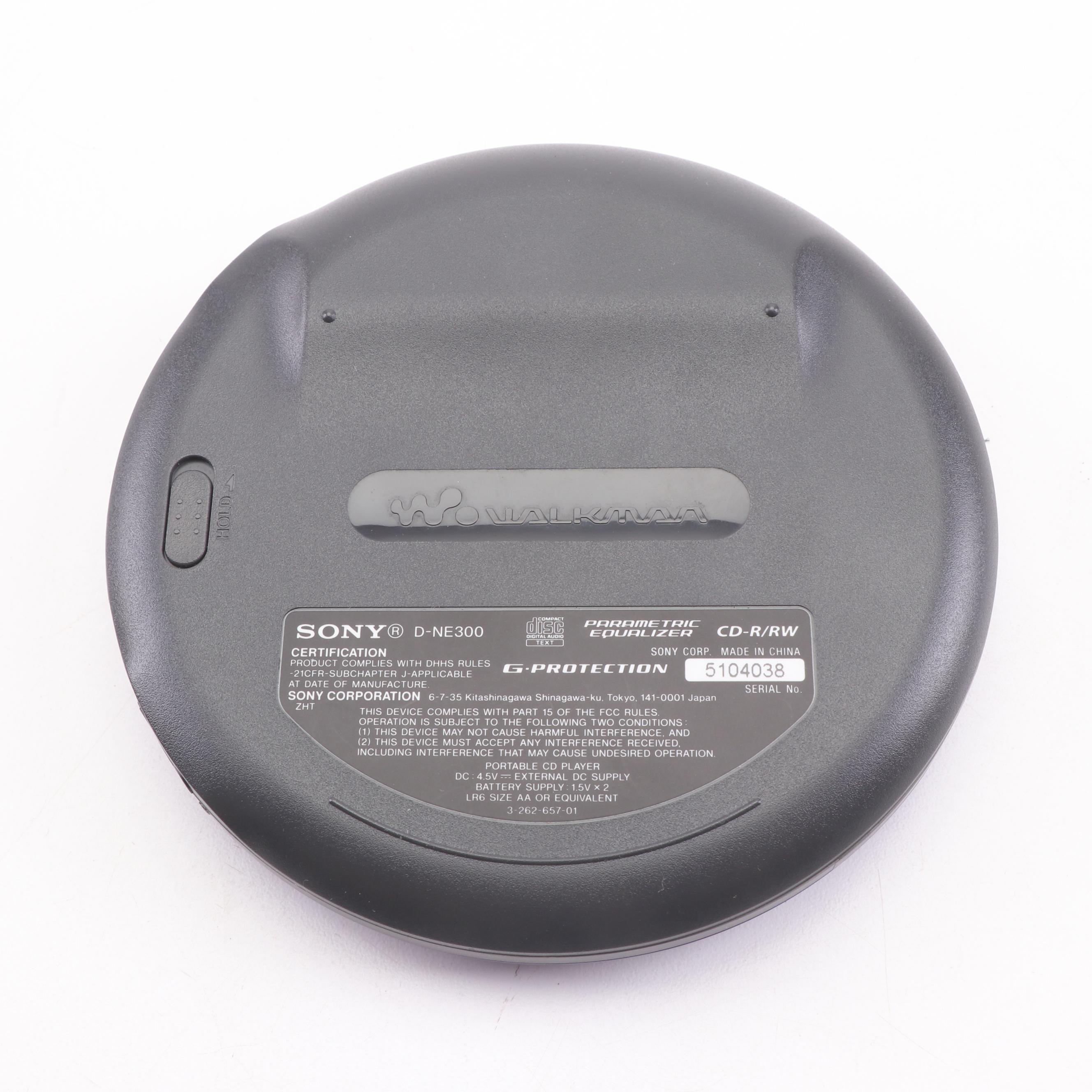 SONY Atrac3plus Portable Compact Disc Player with Soft Travel Case