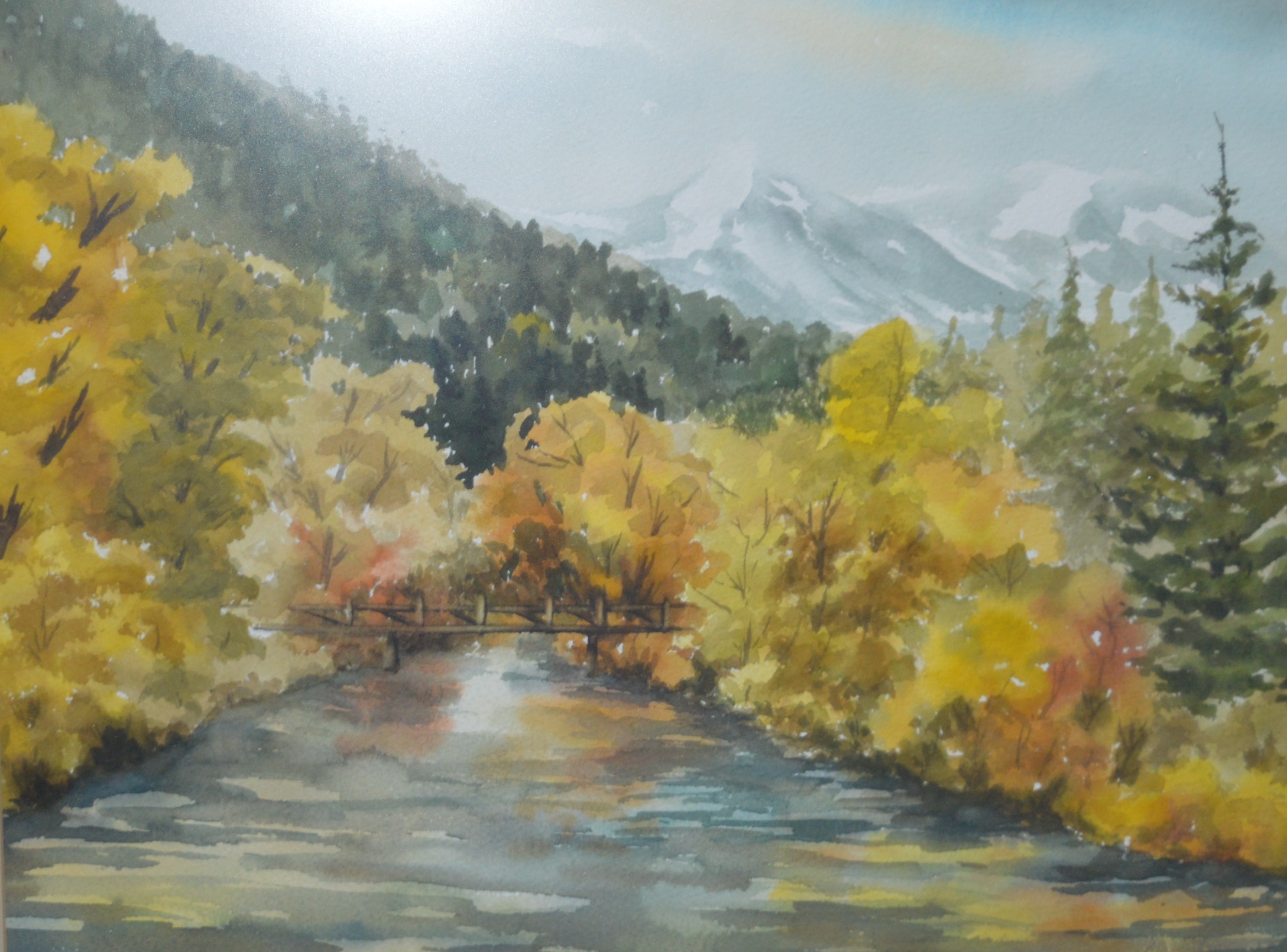 Robin Cuplin Watercolor Painting