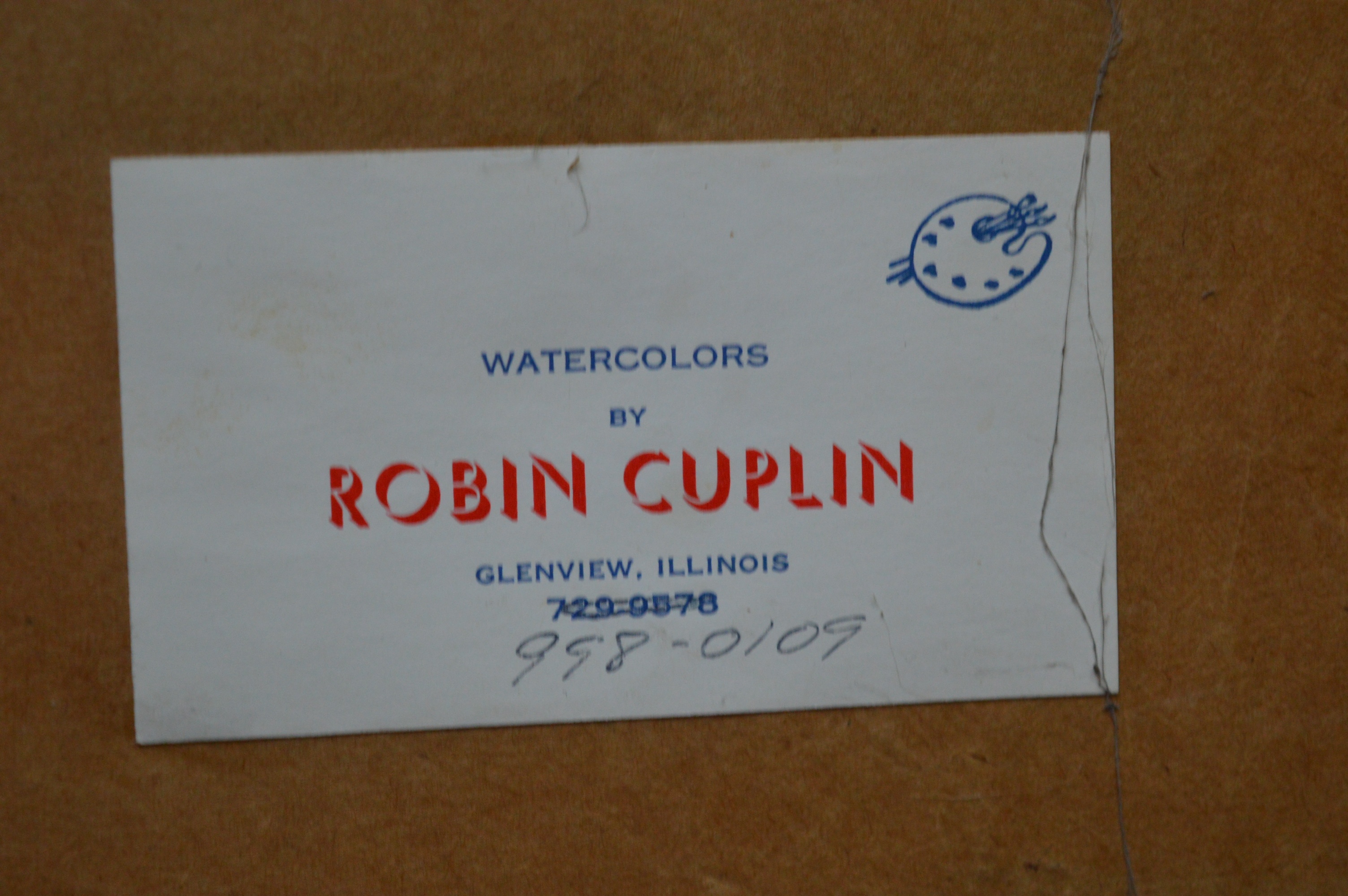 Robin Cuplin Watercolor Painting
