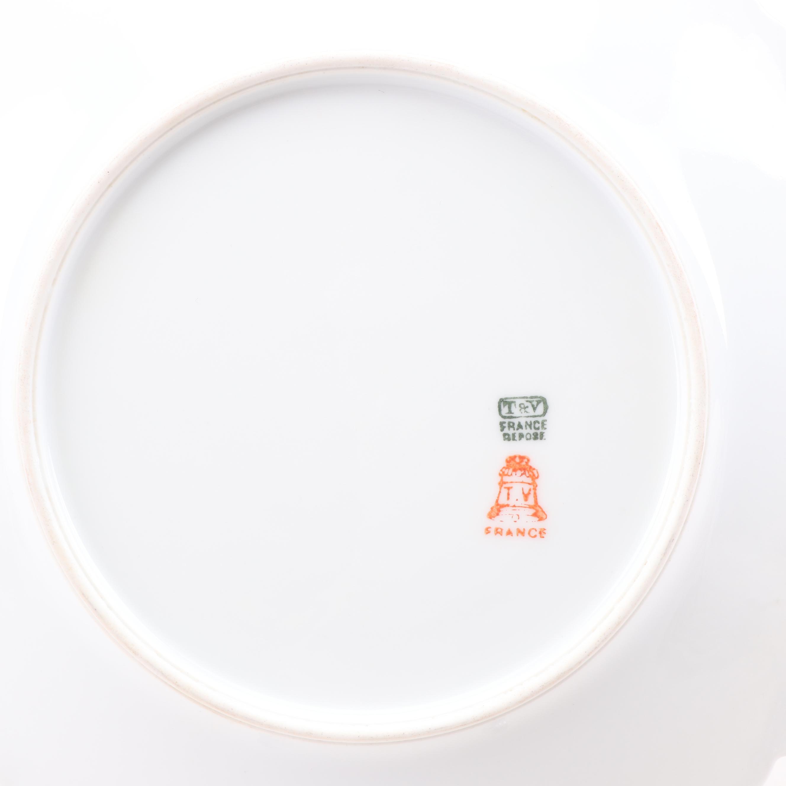 Tressemann & Vogt Limoges "Daisy" Porcelain Dinner Service