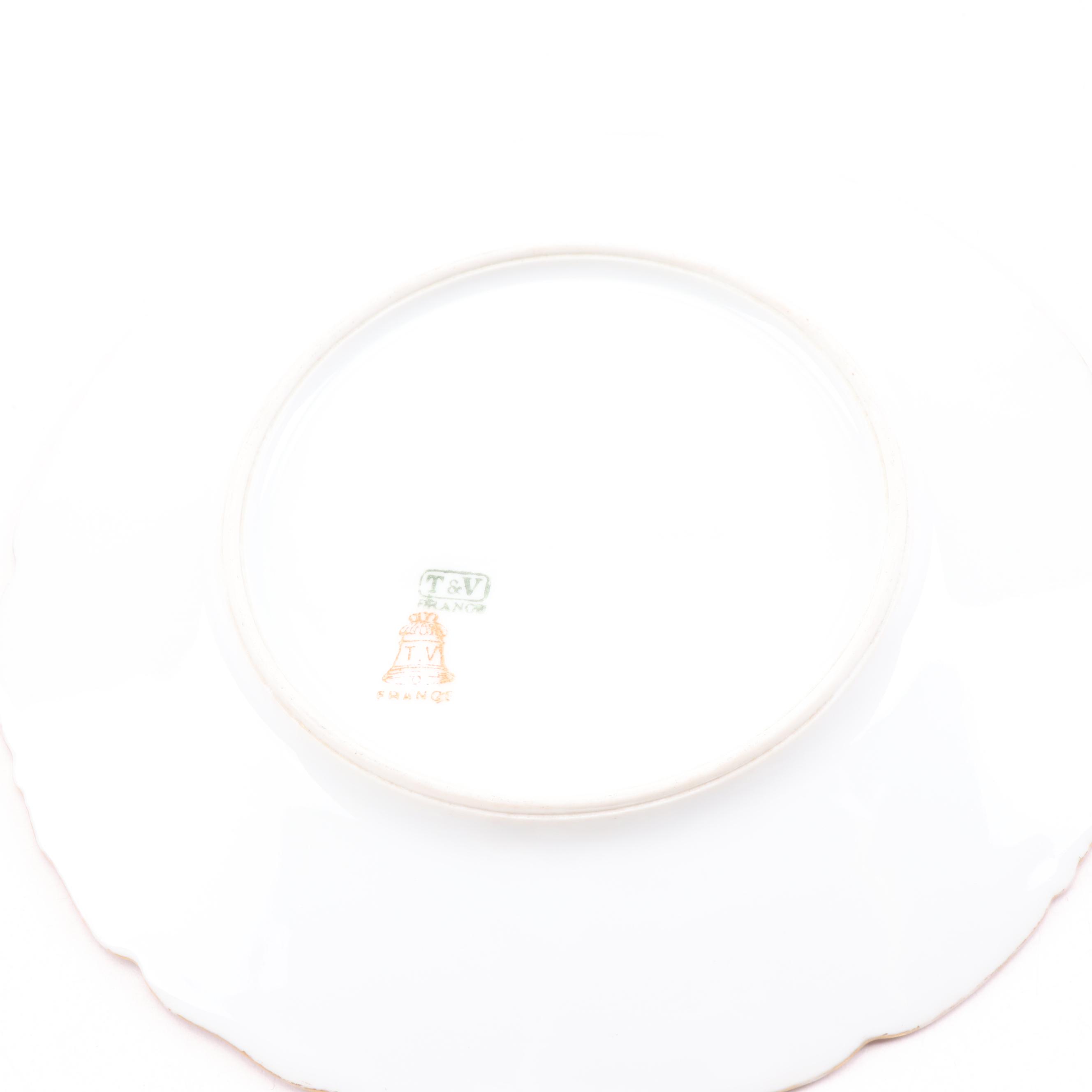 Tressemann & Vogt Limoges "Daisy" Porcelain Dinner Service