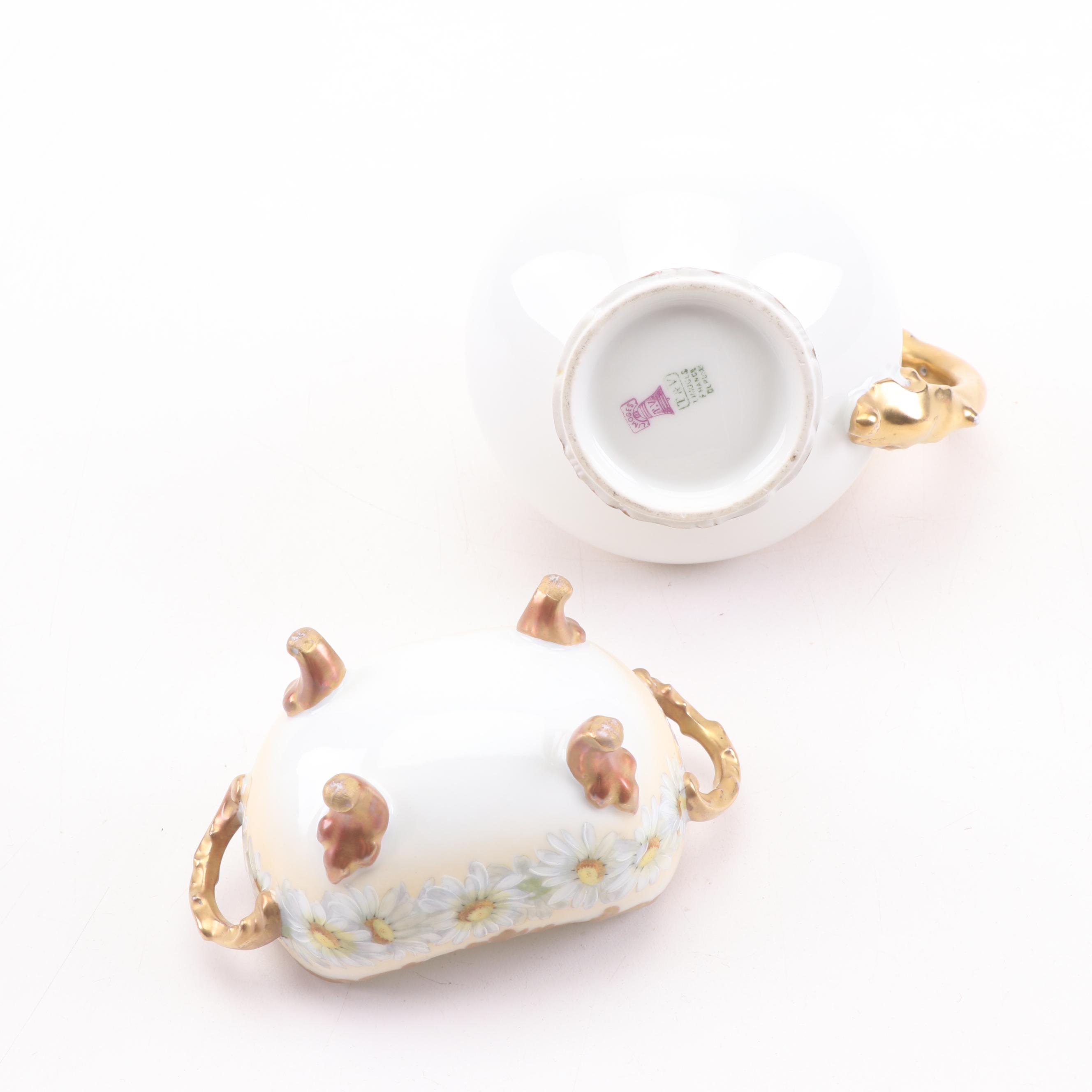 Tressemann & Vogt Limoges "Daisy" Porcelain Dinner Service