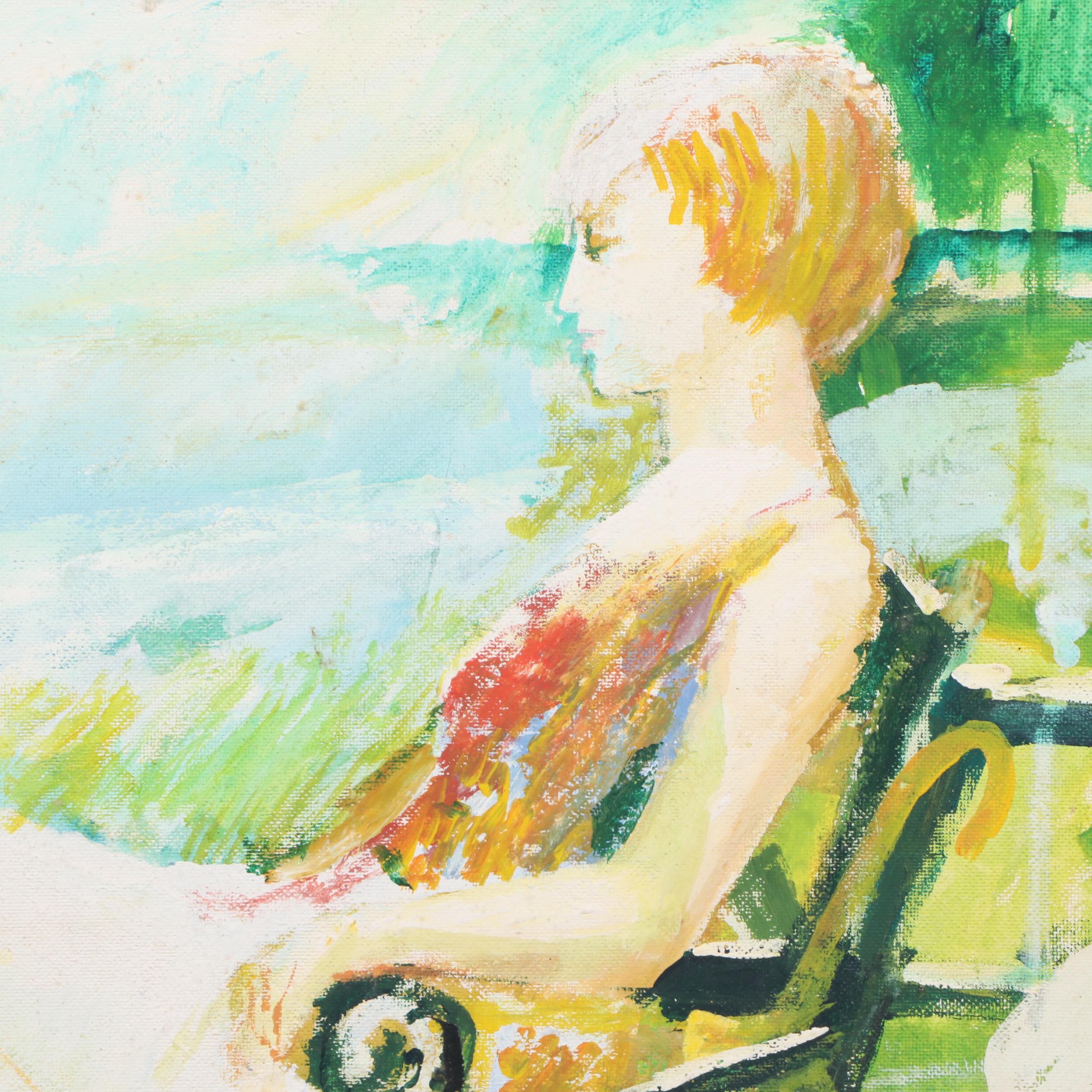 Jean Sardi Oil Painting