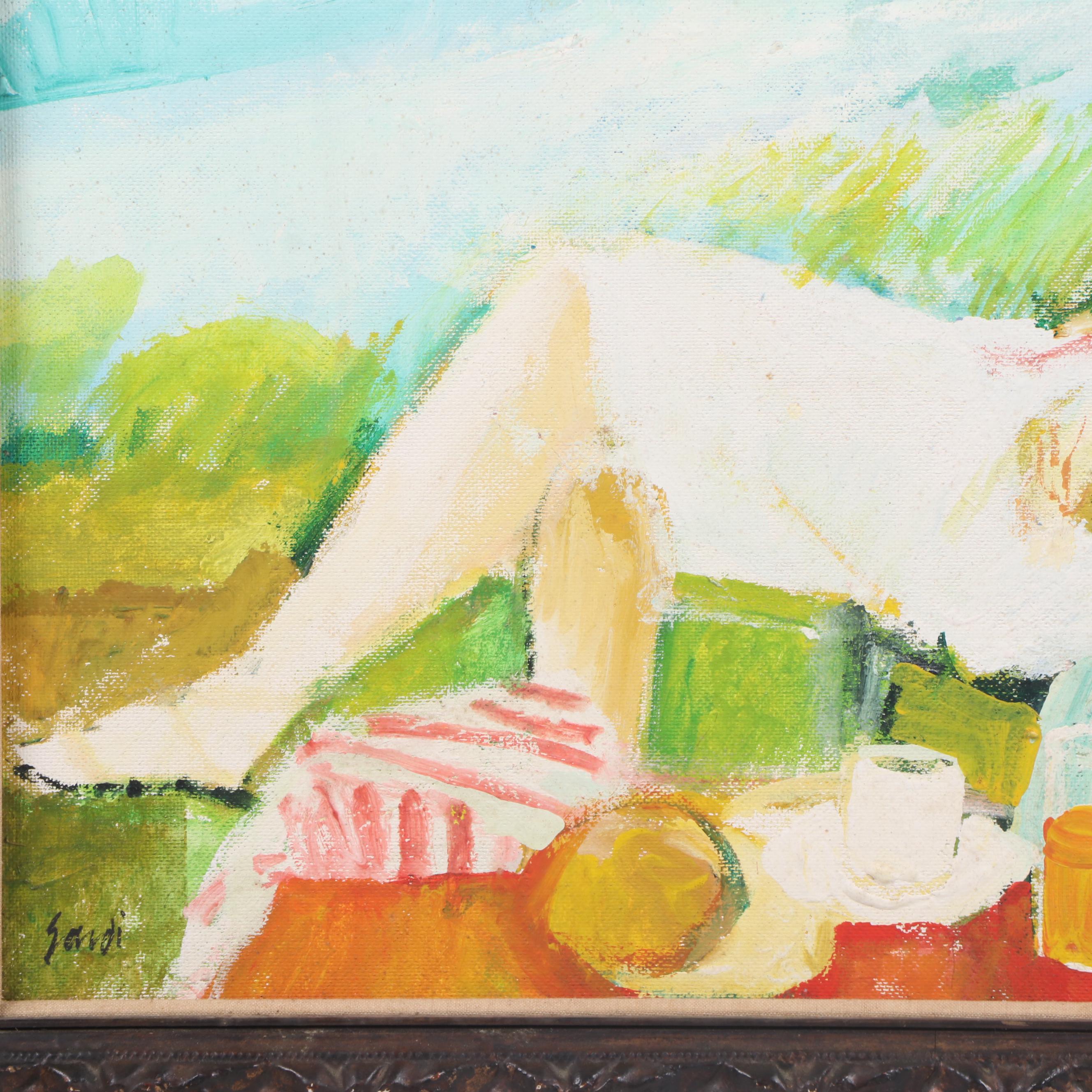 Jean Sardi Oil Painting