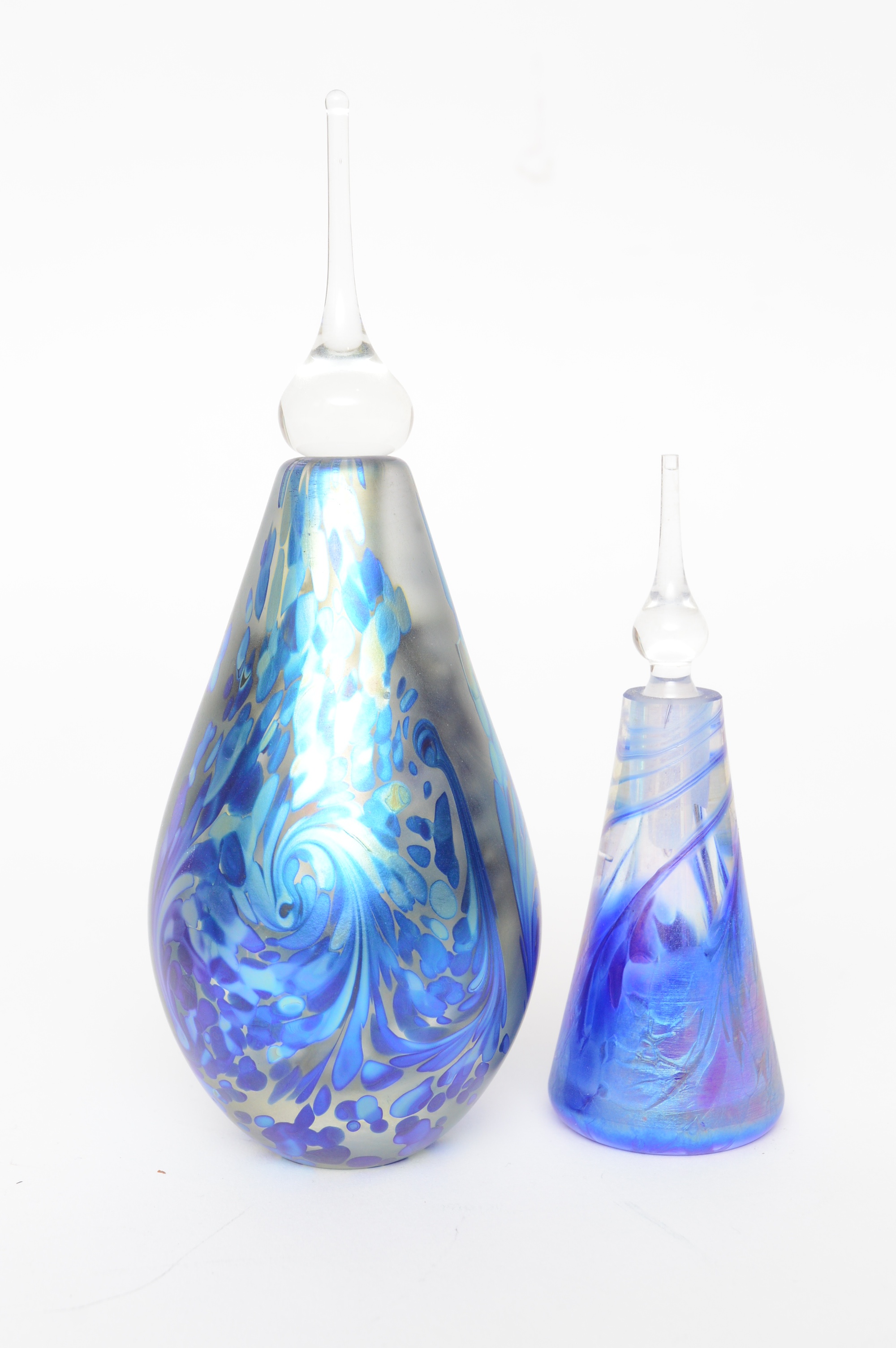 Artist Signed Art Glass Perfume Bottles
