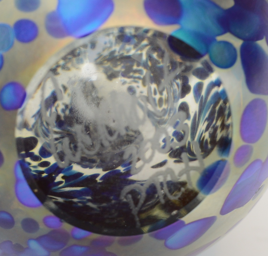 Artist Signed Art Glass Perfume Bottles