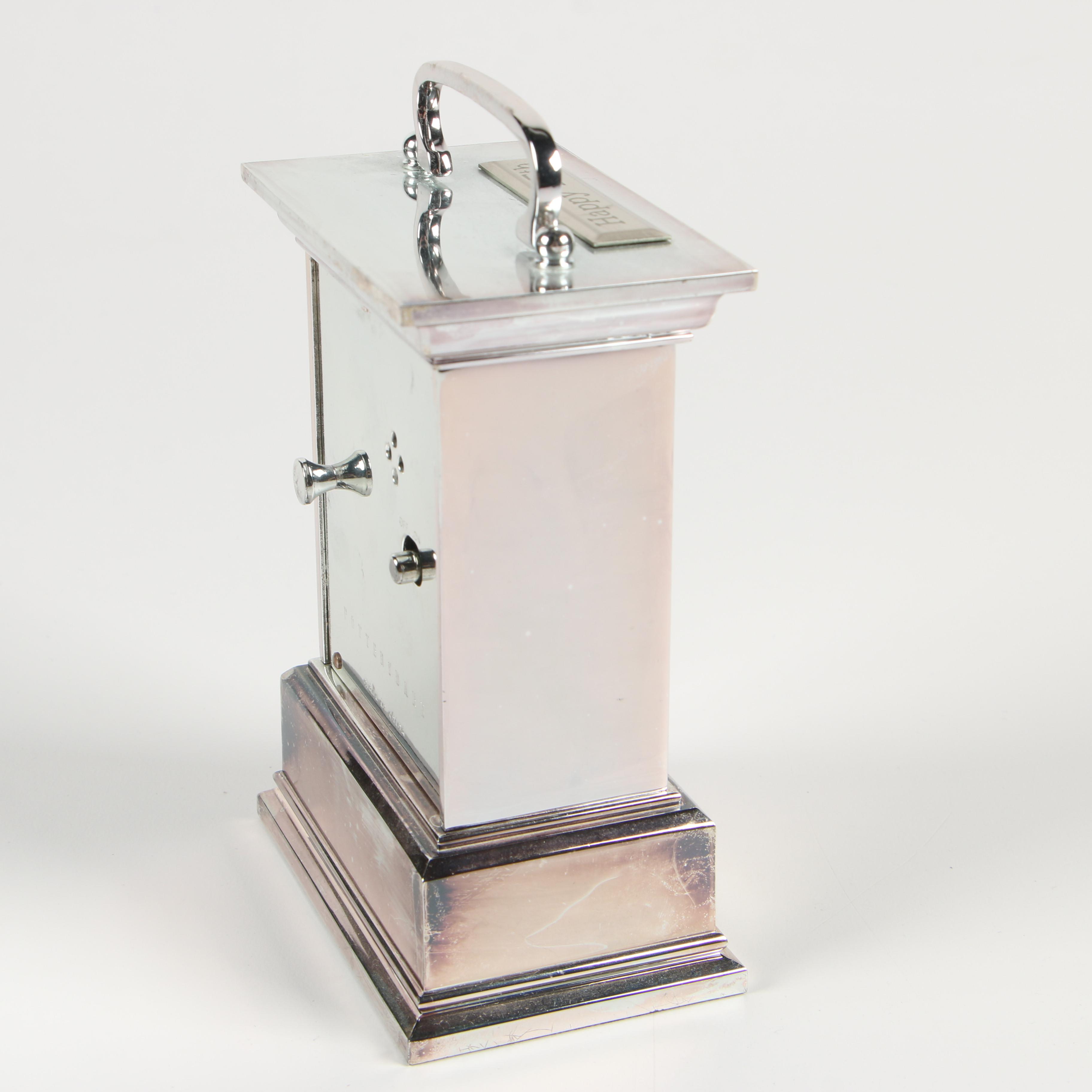 Pottery Barn Metal Carriage Clock