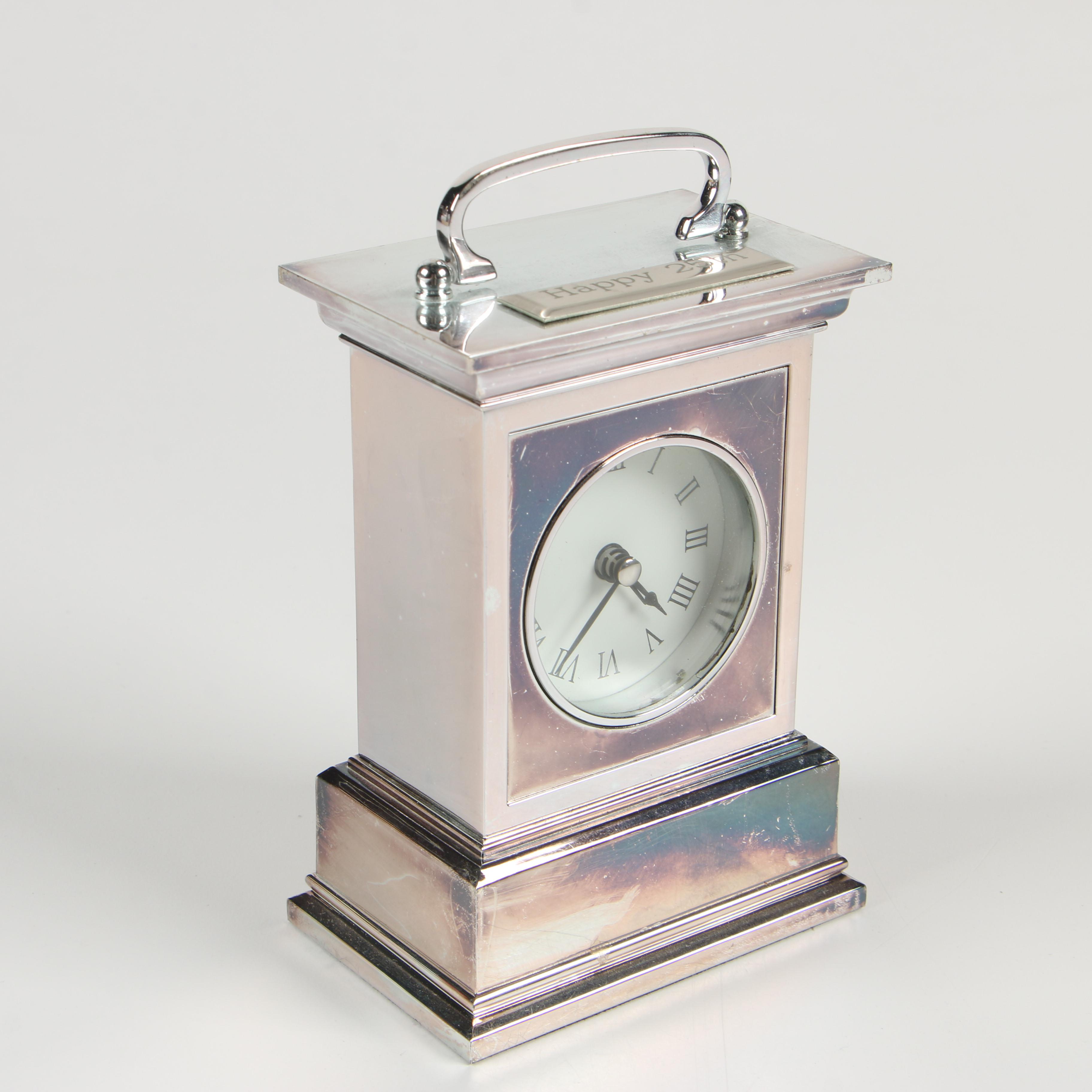 Pottery Barn Metal Carriage Clock