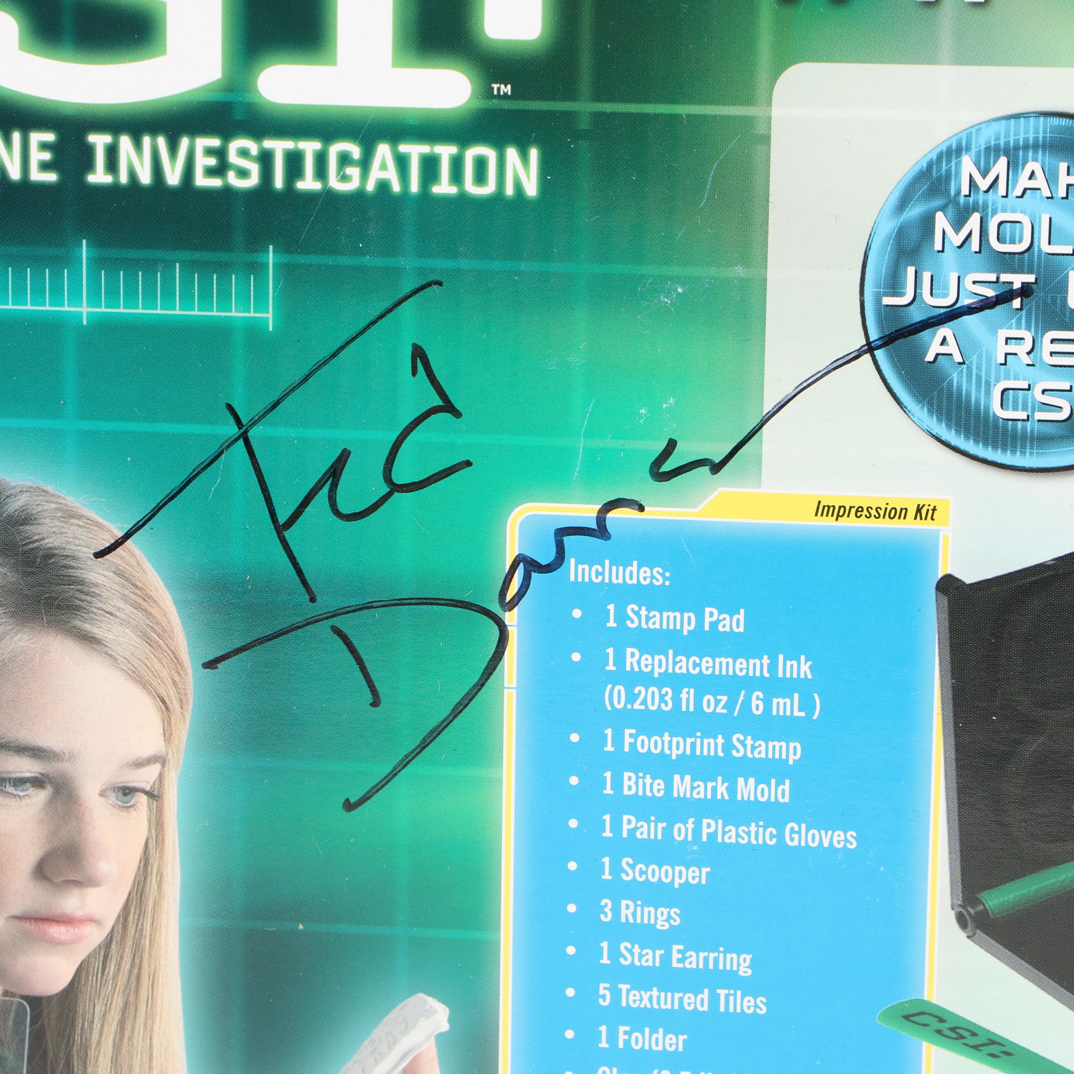 Ted Danson Autographed "CSI" Impression Kit