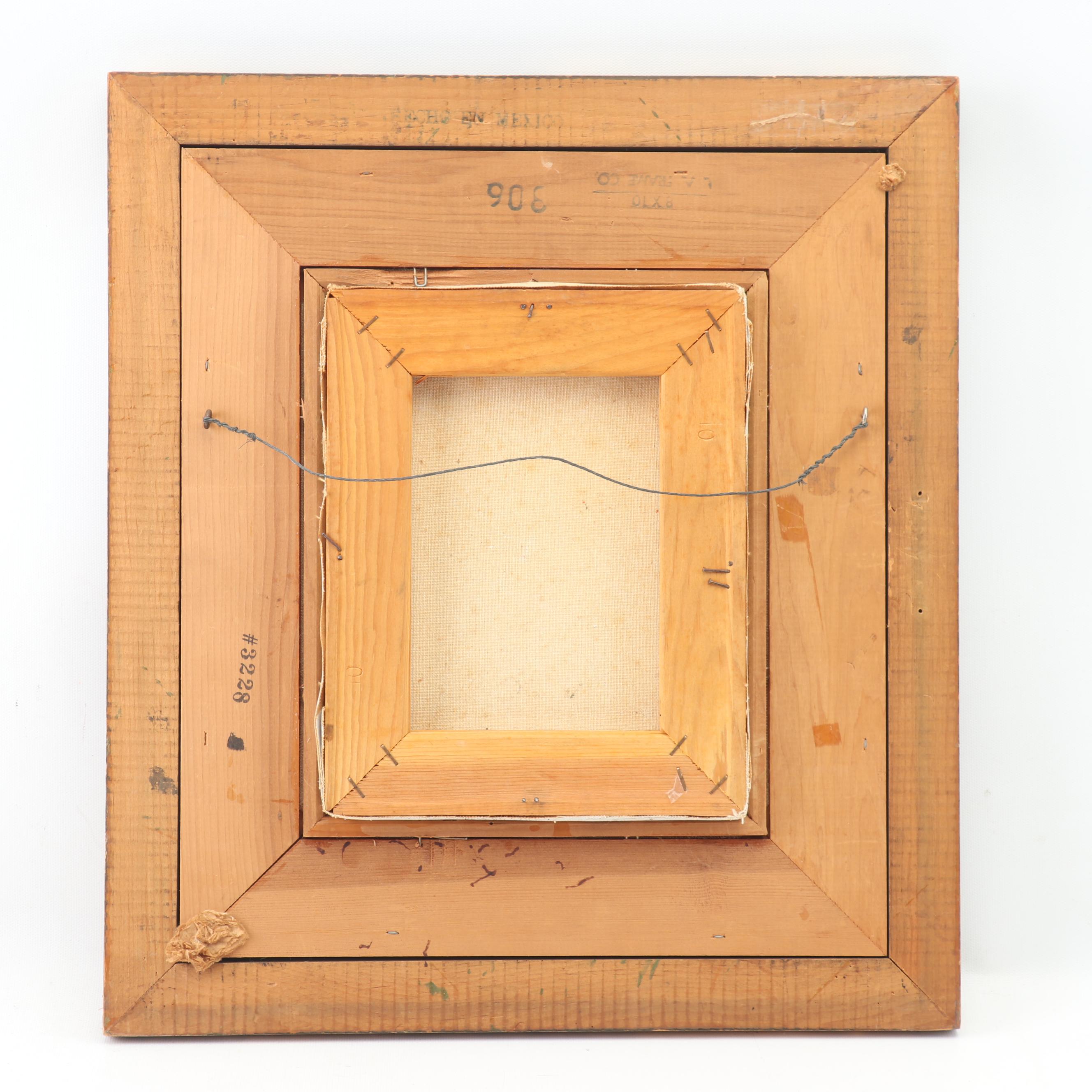 William Moninet Oil Painting of Clowns