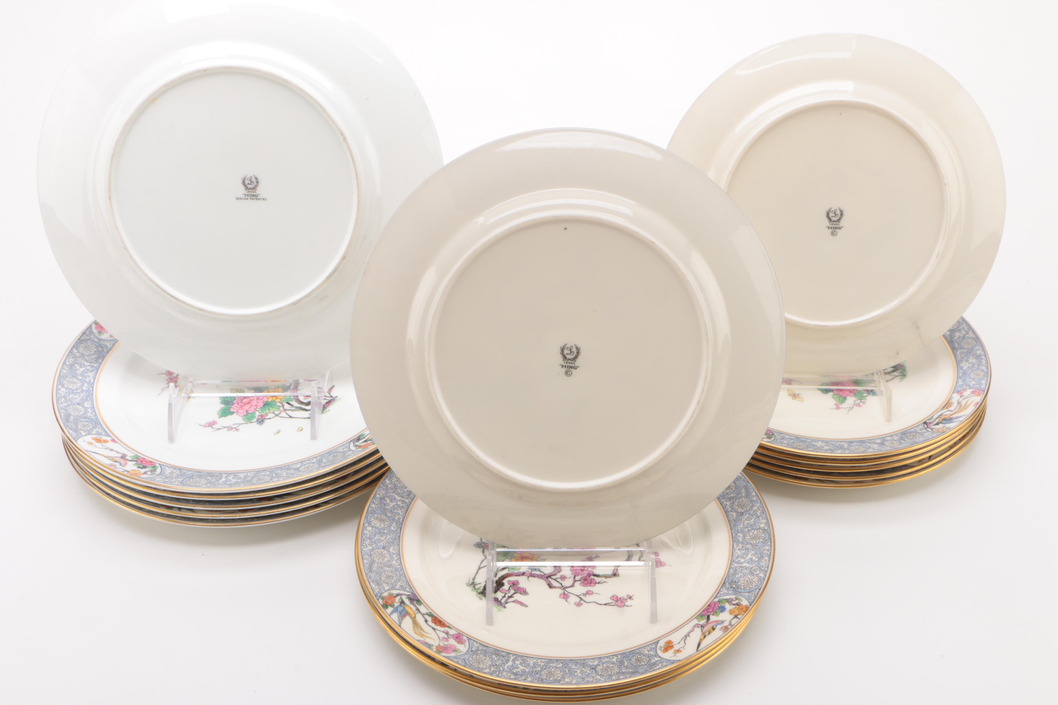 Lenox "Ming" China Dinnerware, 1917 - 1963