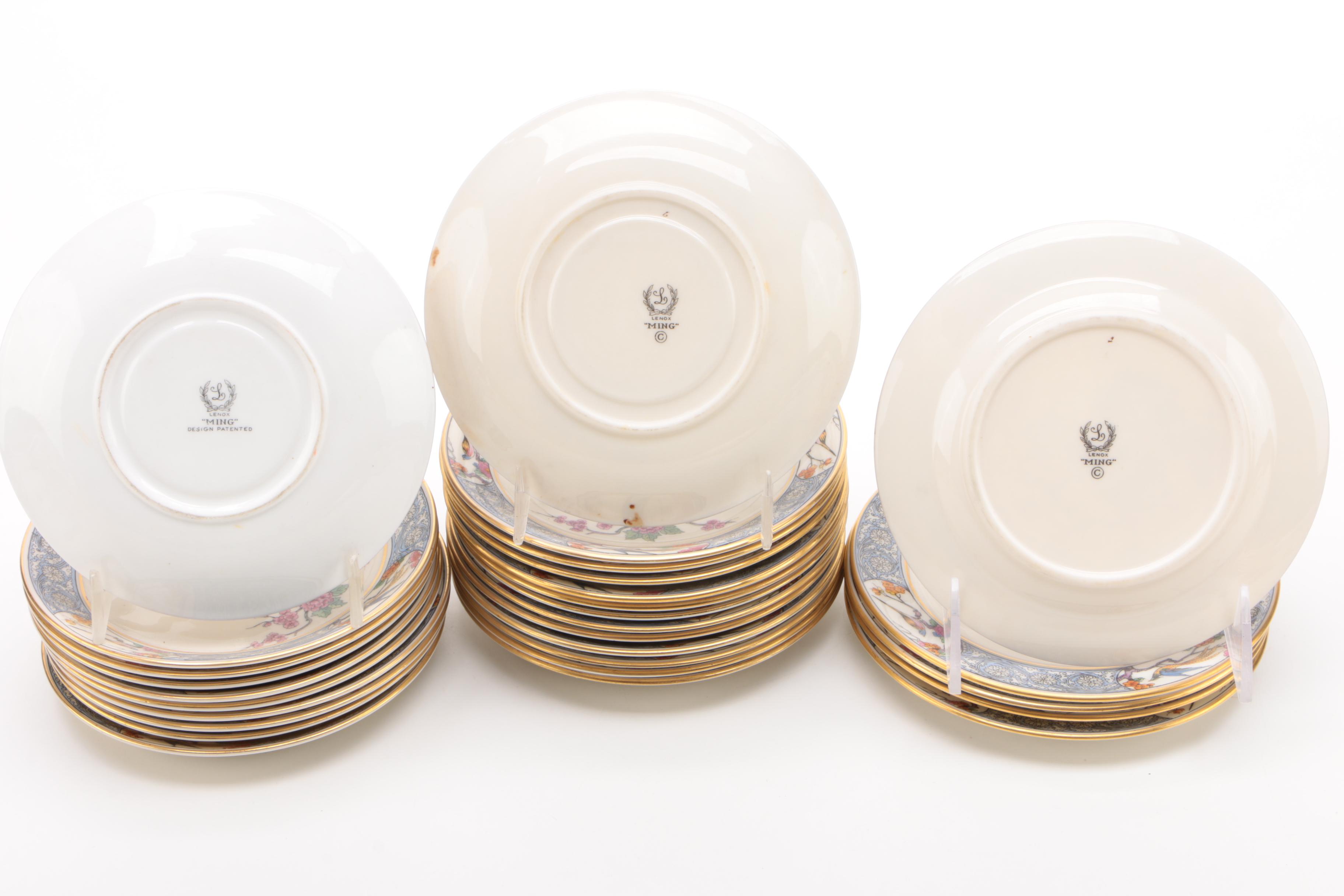 Lenox "Ming" China Dinnerware, 1917 - 1963