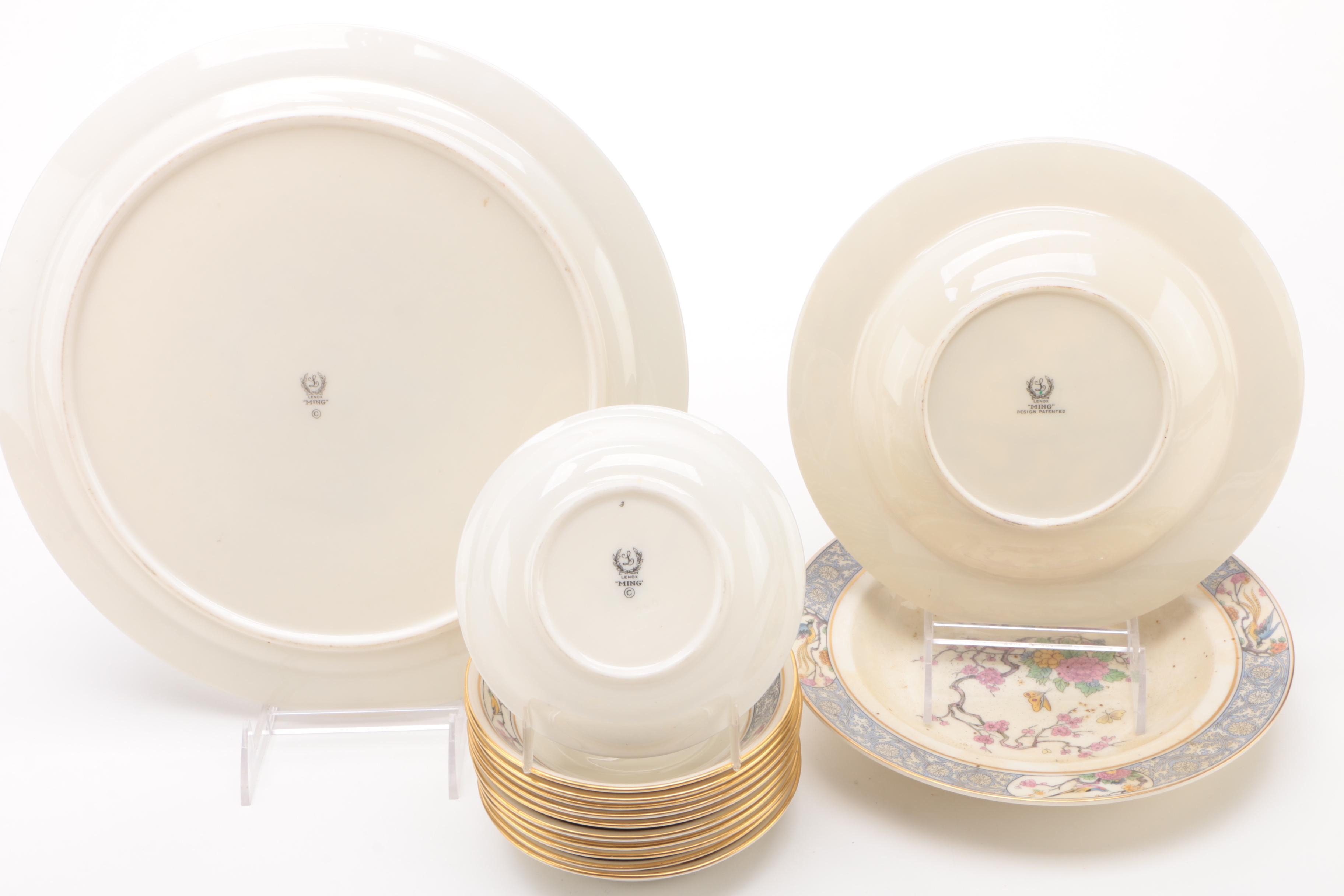 Lenox "Ming" China Dinnerware, 1917 - 1963